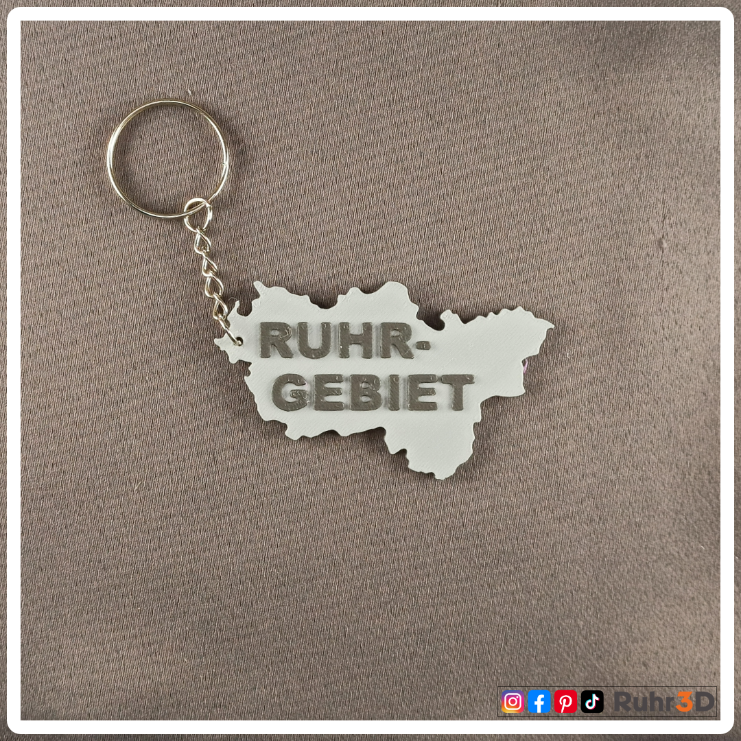 Schlüsselanhänger Ruhrgebiet • Heimat | Ruhrgebiet | Revier | Ruhrpott | Bergbau | Kumpel | Lore •