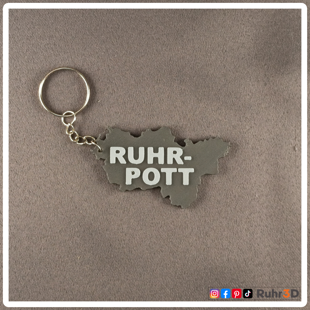 Schlüsselanhänger Ruhrgebiet • Heimat | Ruhrgebiet | Revier | Ruhrpott | Bergbau | Kumpel | Lore •