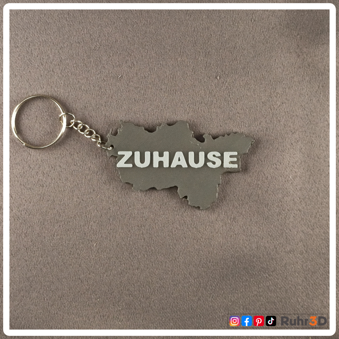 Schlüsselanhänger Ruhrgebiet • Heimat | Ruhrgebiet | Revier | Ruhrpott | Bergbau | Kumpel | Lore •