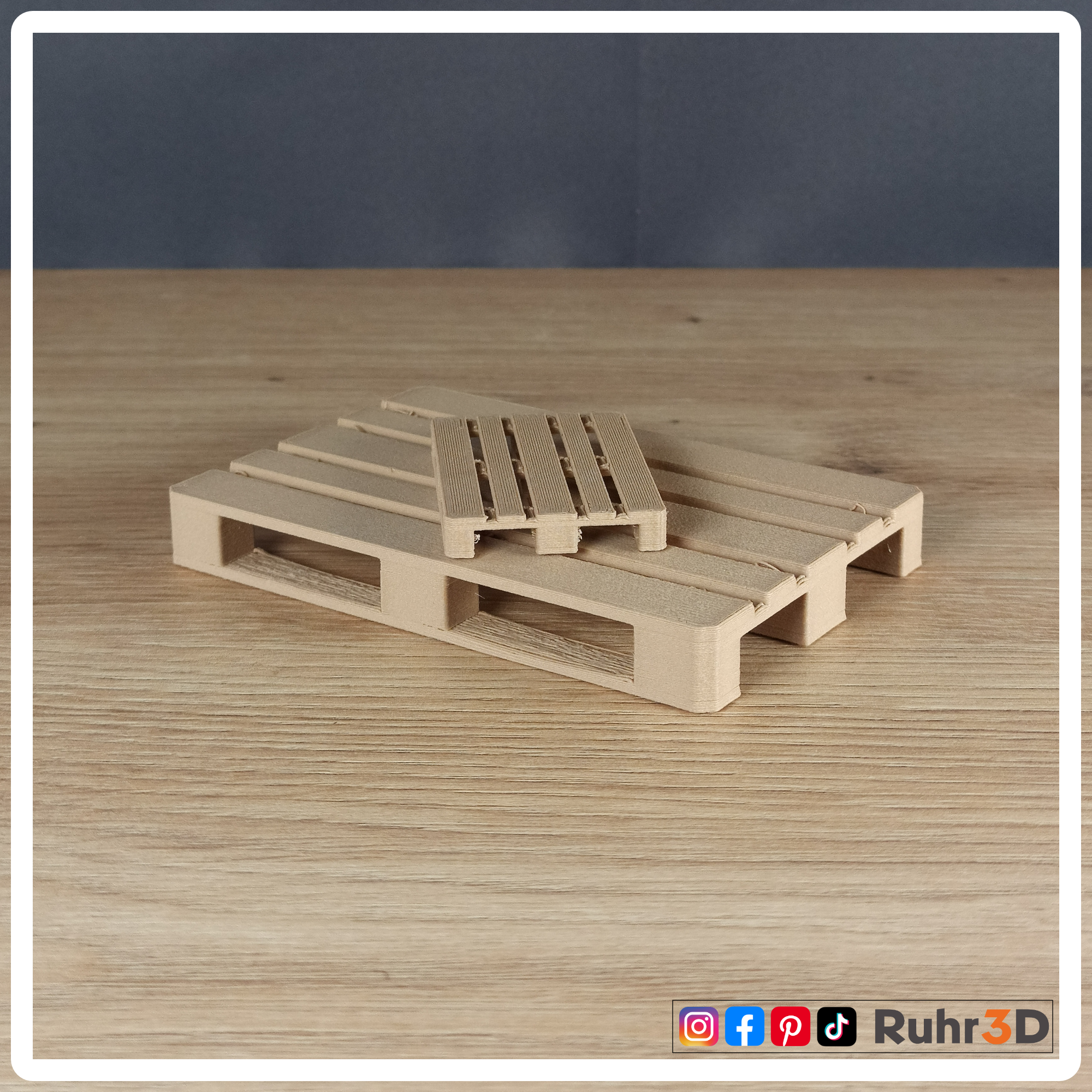 Europalette - Maßstab 1:16 • Diorama/Modellbau/Militär/Transport/Logistik •