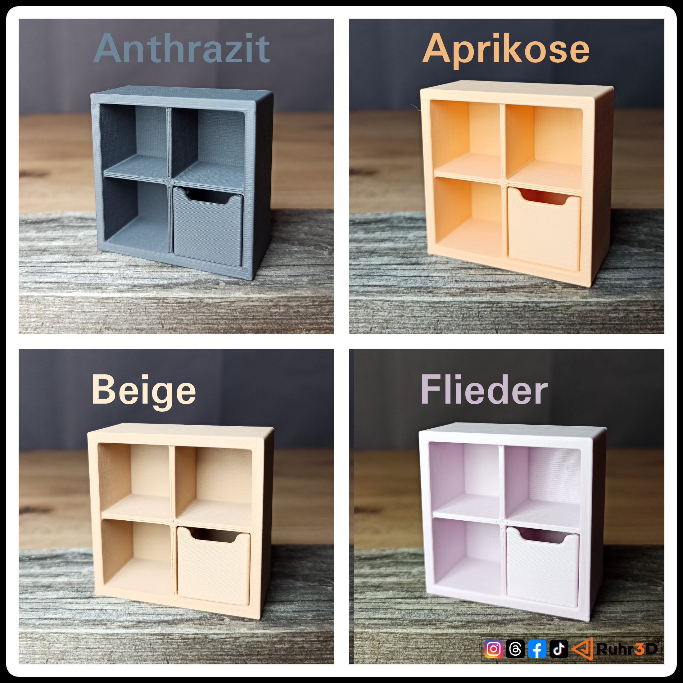 Miniatur Regal - Modell C • Wichtel • Fee • Puppenhaus • Miniverse • Fanart • Dekoration •
