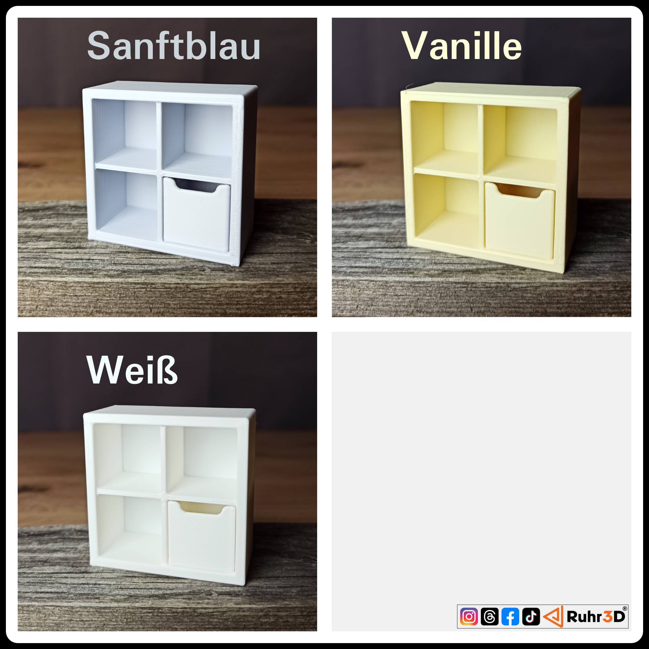 Miniatur Regal - Modell C • Wichtel • Fee • Puppenhaus • Miniverse • Fanart • Dekoration •