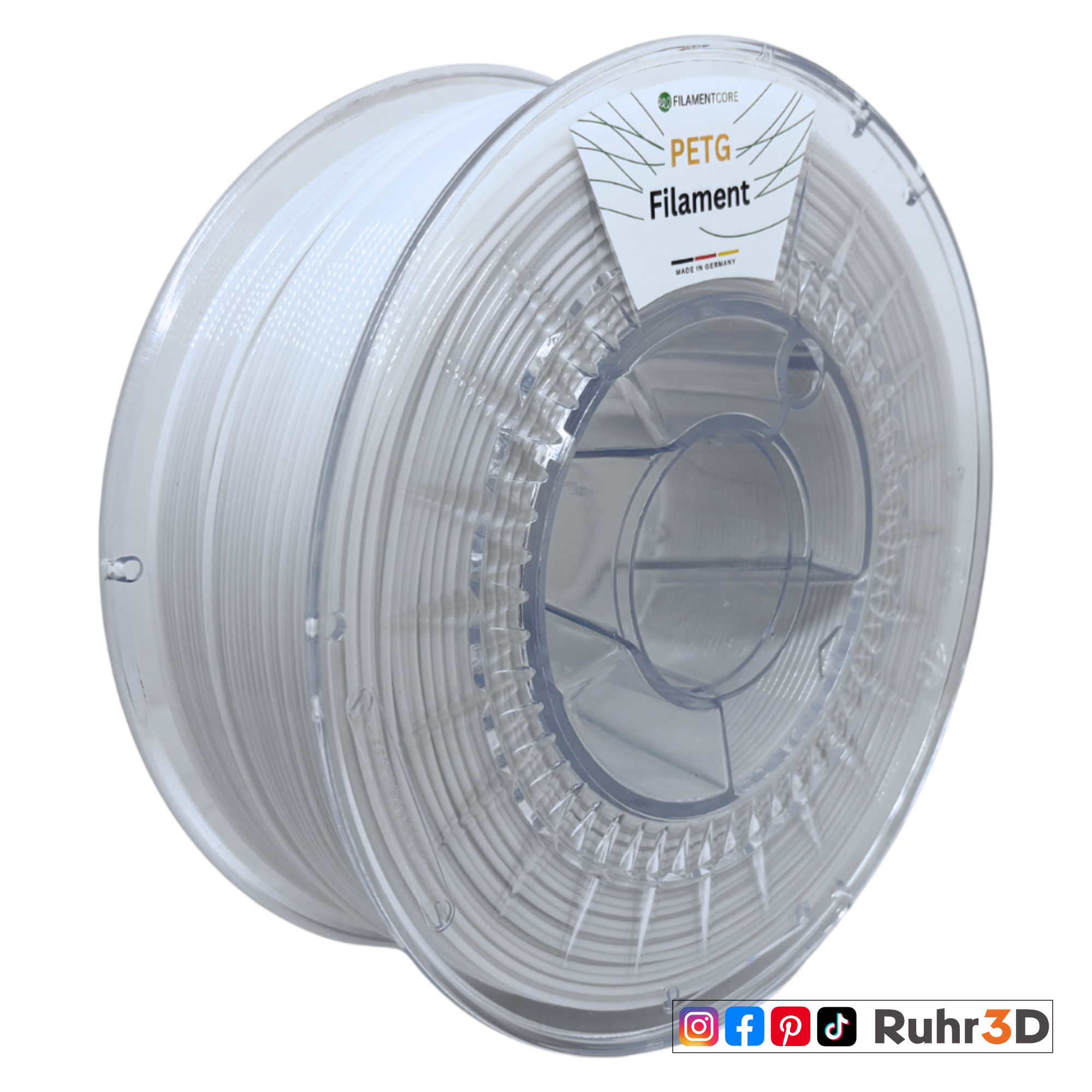PETG - Weiß - 1,75mm / 1,0kg