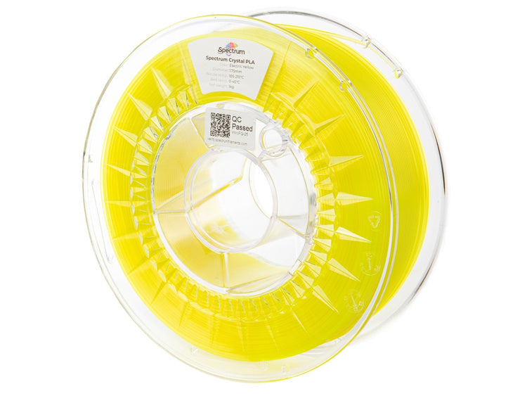 PLA Crystal - Electric Yellow - 1,75mm / 1,0kg