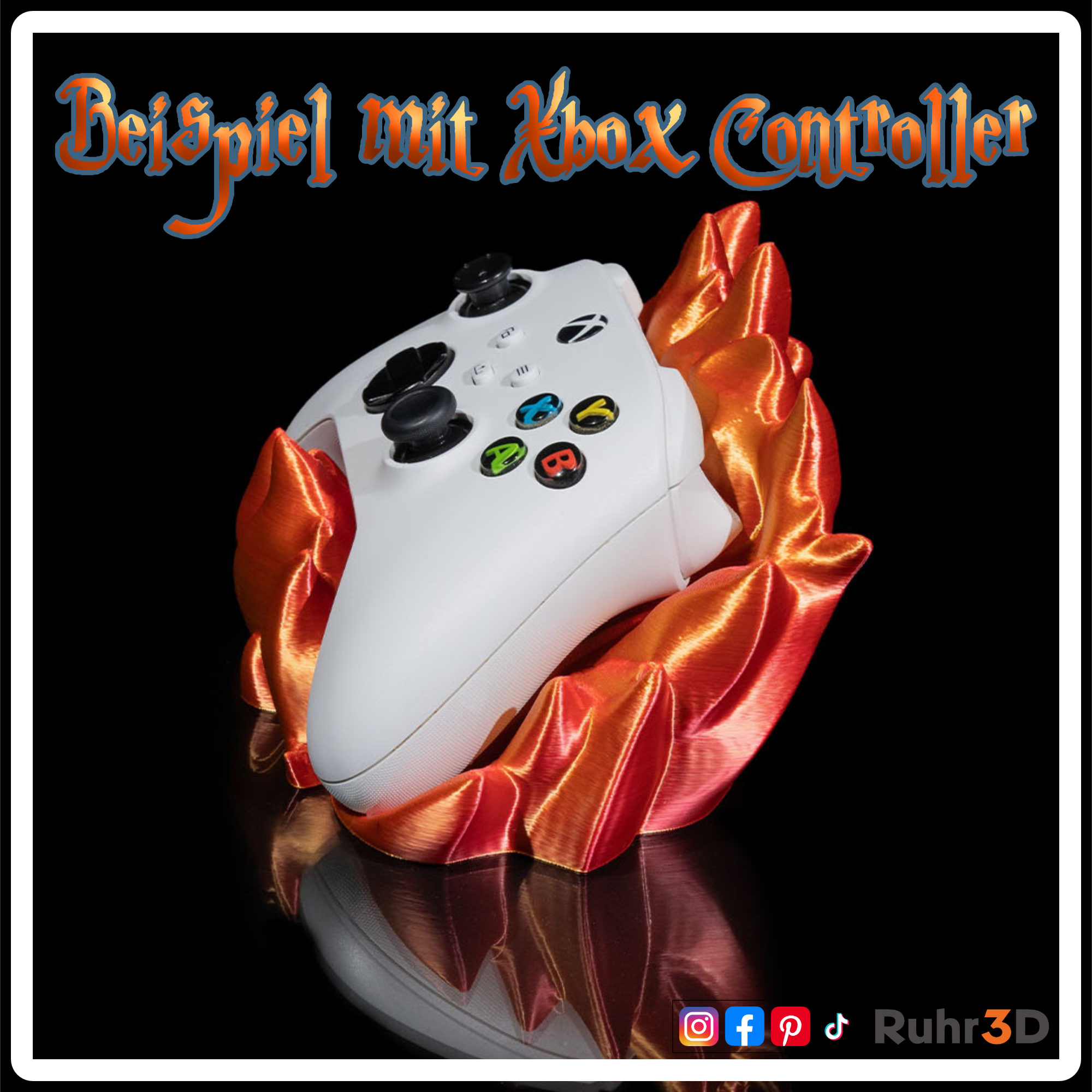 Fire Semblance âą Controller Halter | Gamepad Halter | PlayStation 5 / Xbox âą