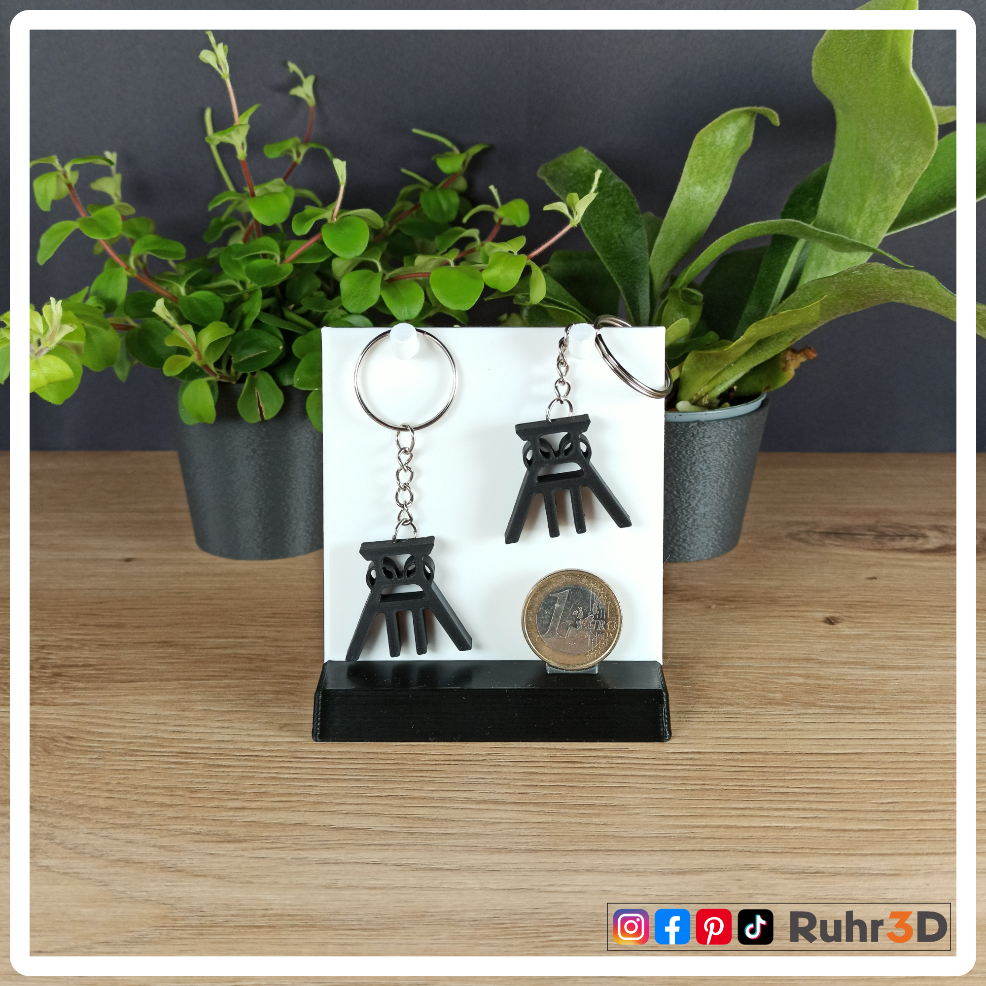 Schlüsselanhänger Förderturm • Heimat | Ruhrgebiet | Revier | Ruhrpott | Bergbau | Kumpel | Lore •