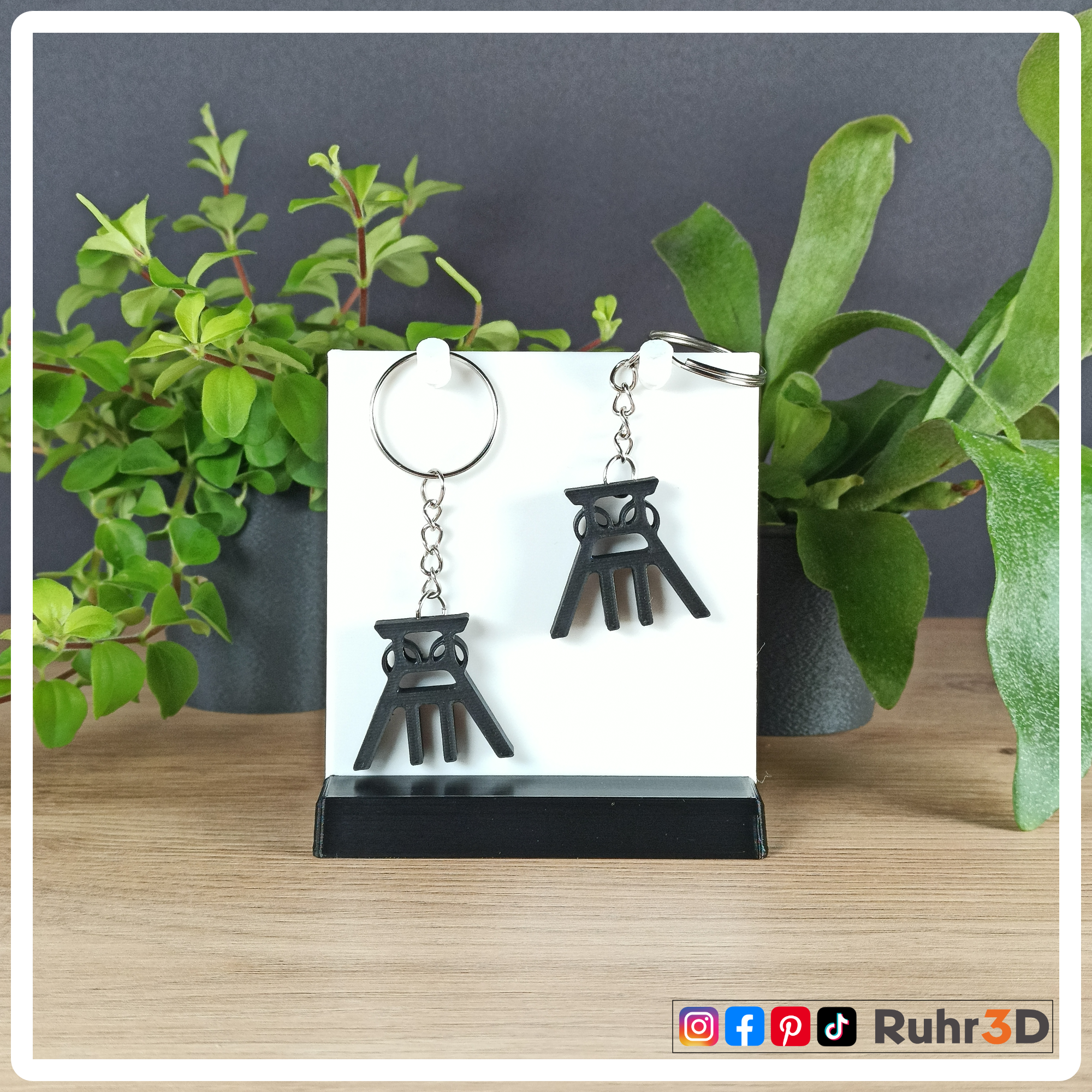 Schlüsselanhänger Förderturm • Heimat | Ruhrgebiet | Revier | Ruhrpott | Bergbau | Kumpel | Lore •