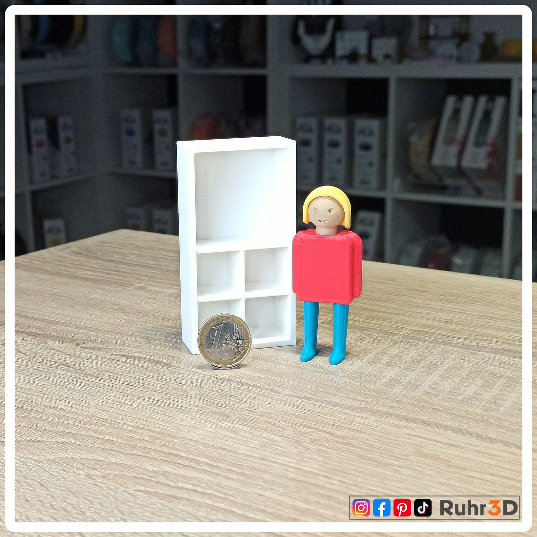 Miniatur Regal - Modell C • Wichtel • Fee • Puppenhaus • Miniverse • Fanart • Dekoration •