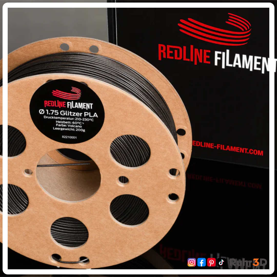 PLA Glitzer - Volcano - 1,75mm / 1,0kg