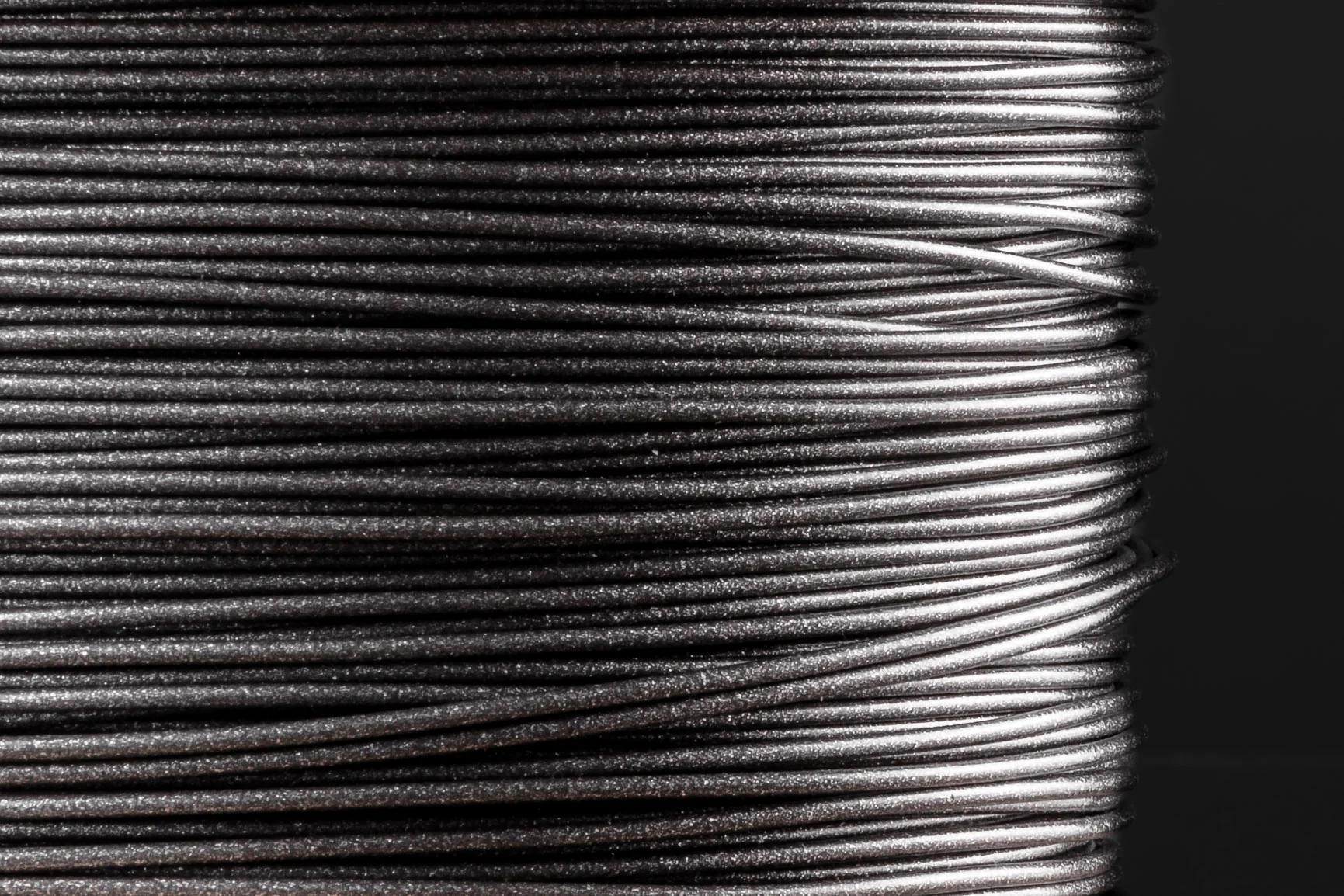 PLA Glitzer - Eisengrau - 1,75mm / 1,0kg