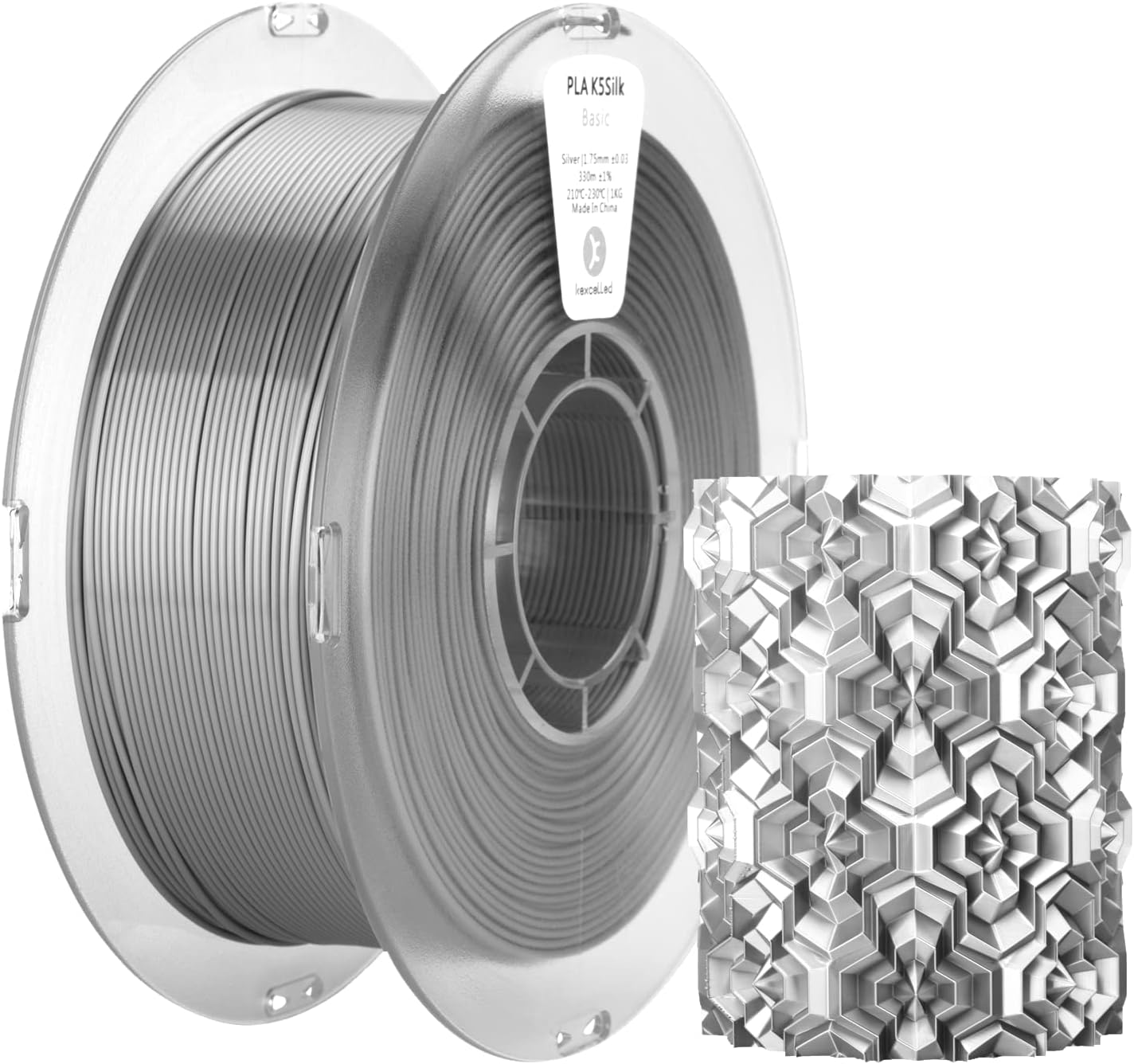 PLA Metallic - Silver - 1,75mm / 1,0kg