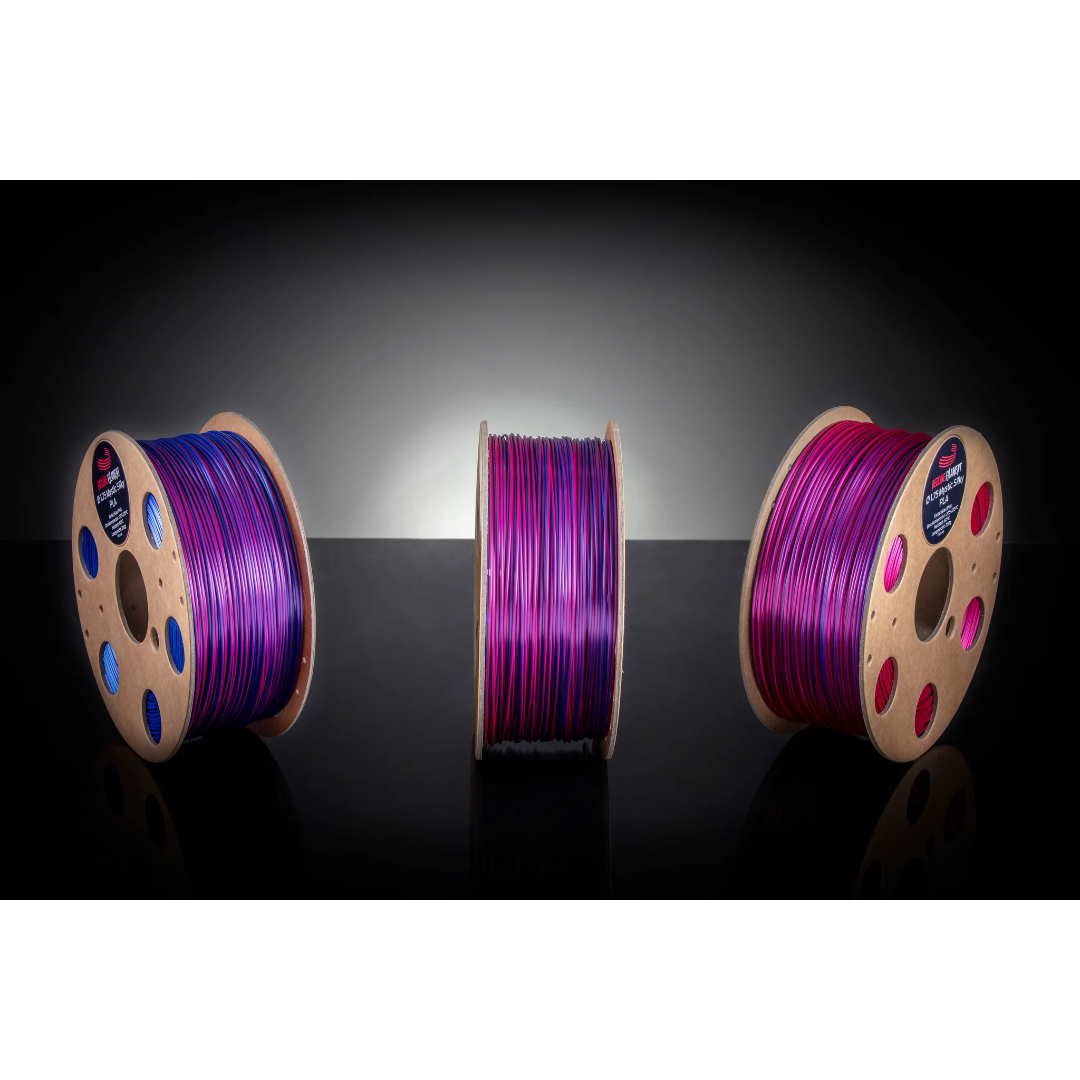 PLA Mystic Silky 1,75mm - Blau Himbeerrot - 1,0kg