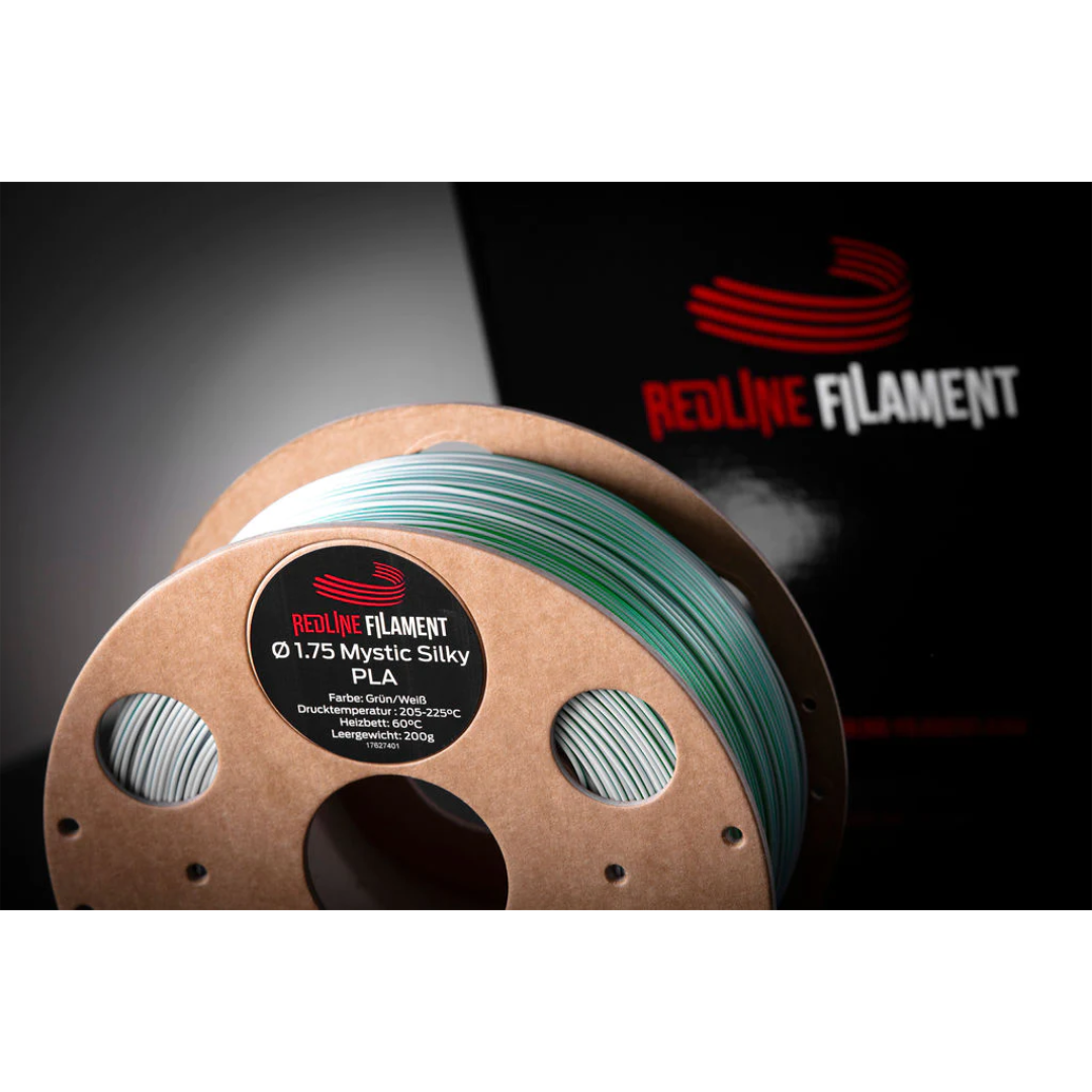 PLA Mystic Silky 1,75mm - Grün Weiß - 1,0kg