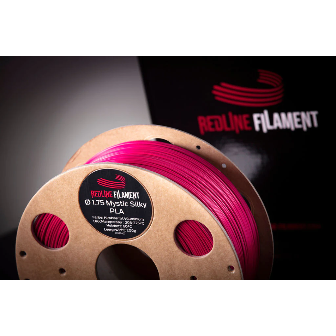 PLA Mystic Silky 1,75mm - Himbeerrot Aluminium - 1,0kg