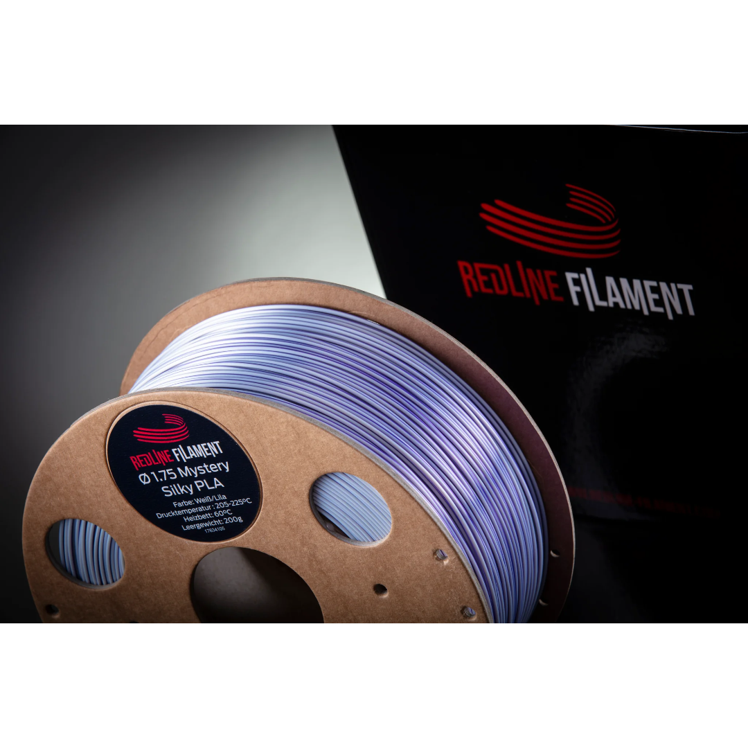 PLA Mystic Silky 1,75mm - Weiß Lila - 1,0kg