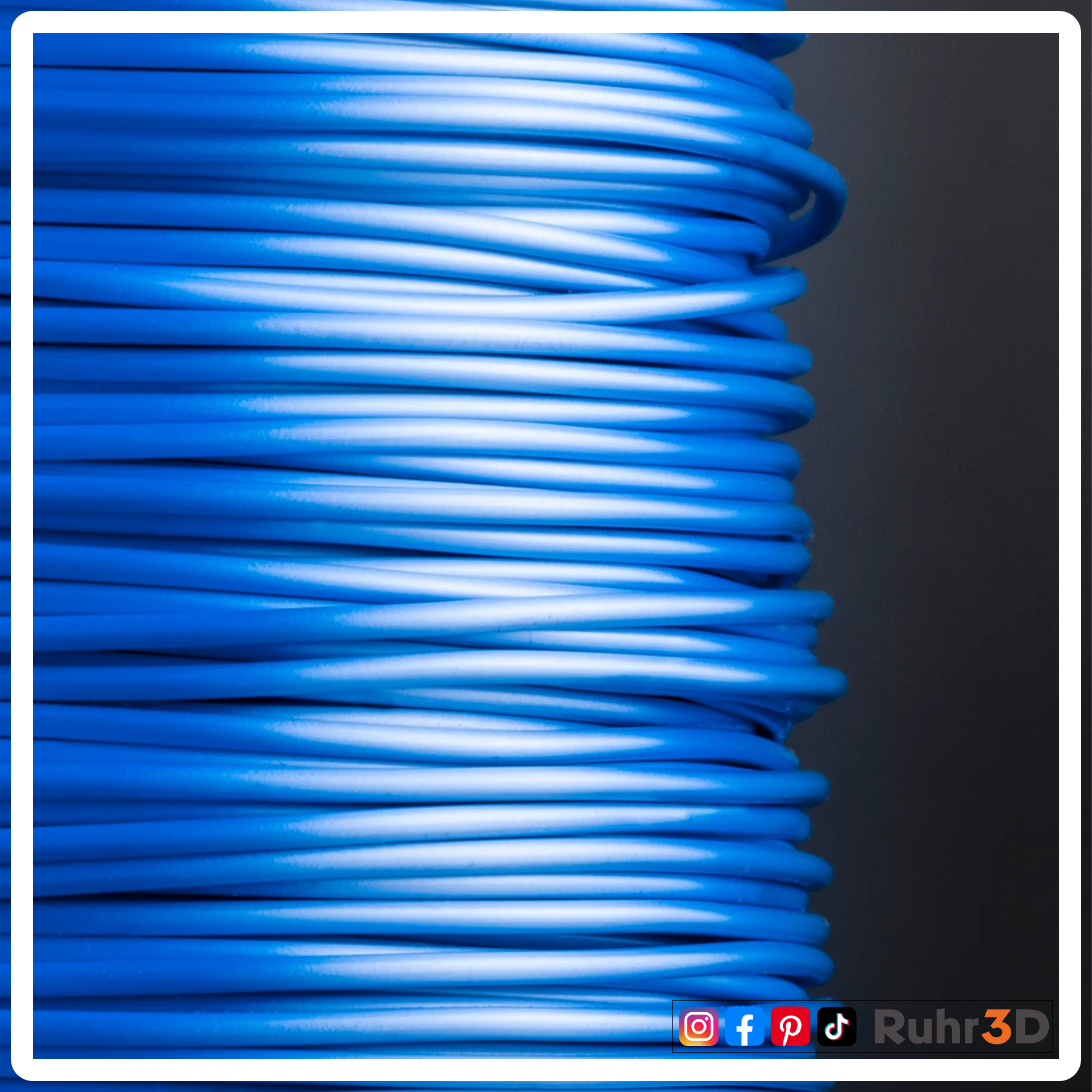 PLA Silk - Blaulila - 1,75mm / 1,0kg