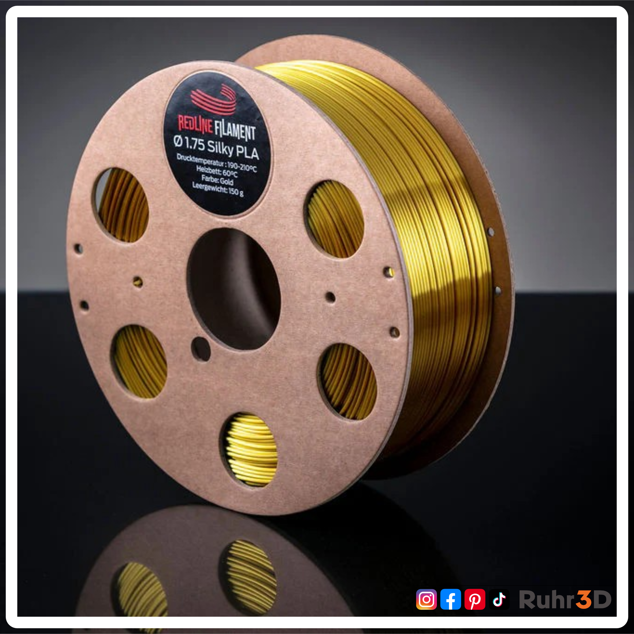 PLA Silk - Gold - 1,75mm / 1,0kg