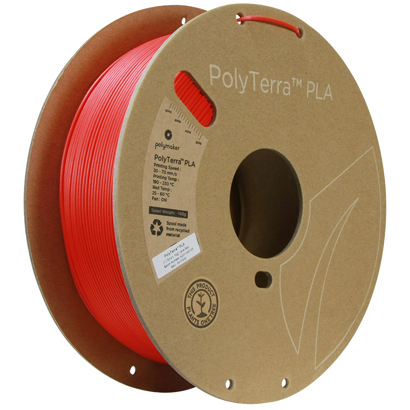 PLA Polyterra - Lava Red - 1,75mm / 1,0kg