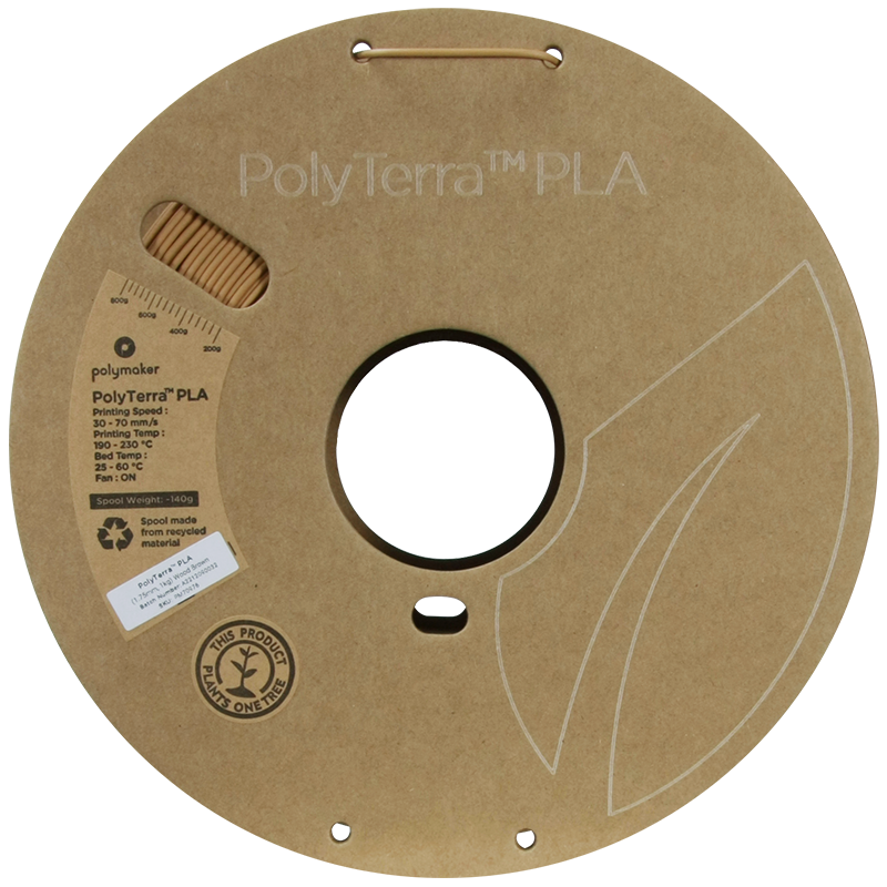 PLA Pastell - Wood Brown 1,75mm / 1,0kg