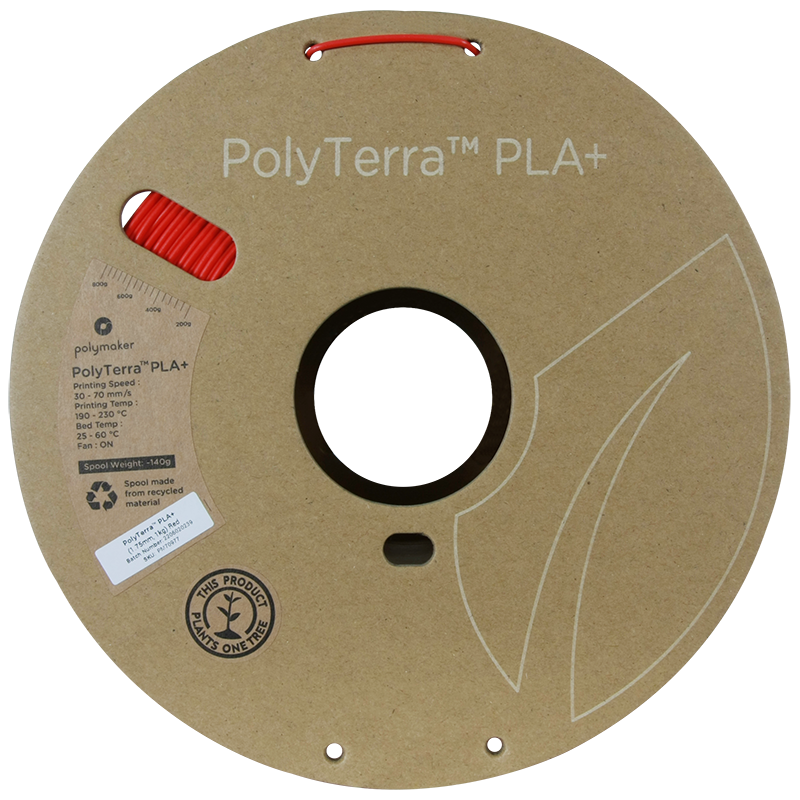 PLA+ - Red - 1,75mm / 1,0kg
