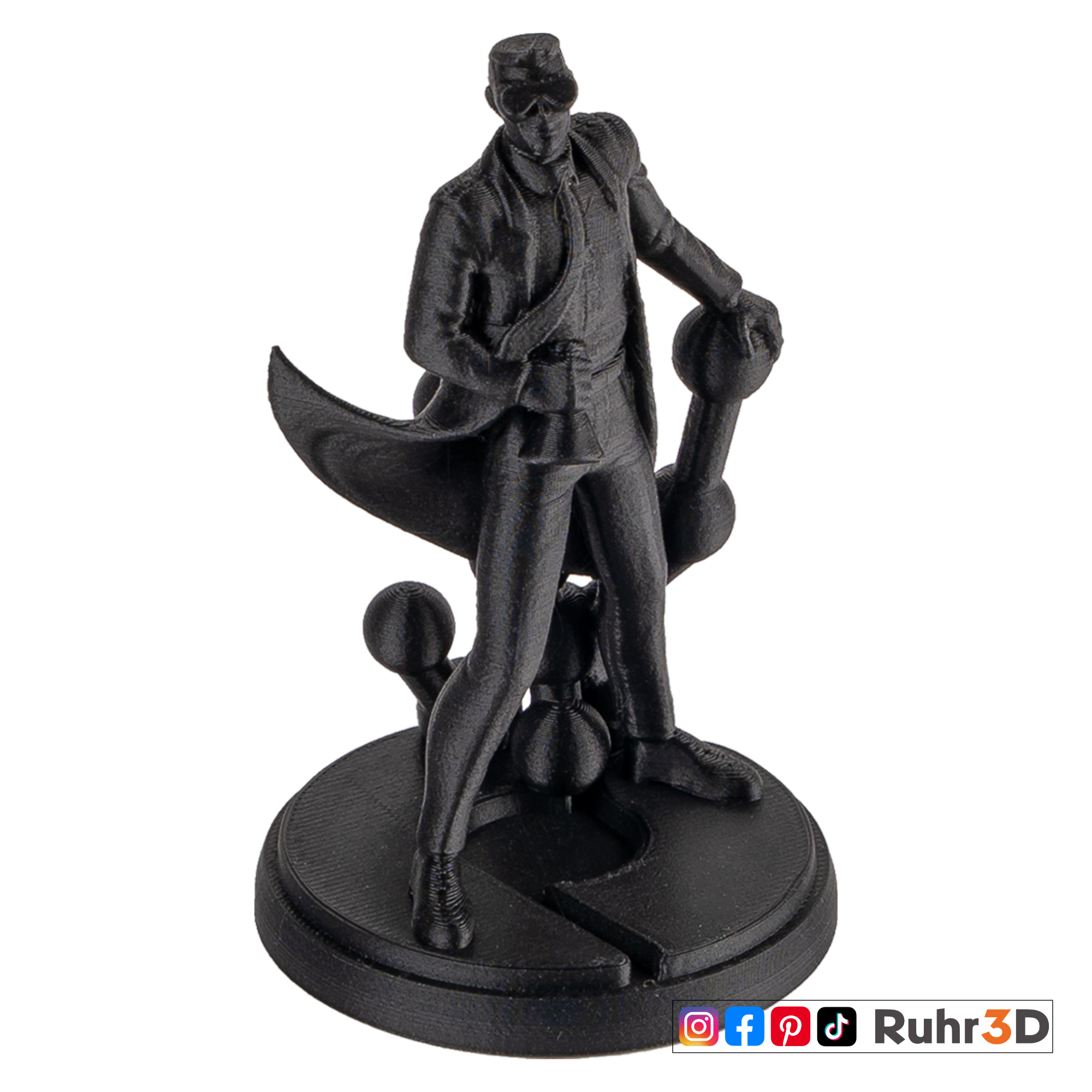 PLA Matt - Charcoal Black - 1,75mm / 1,0kg