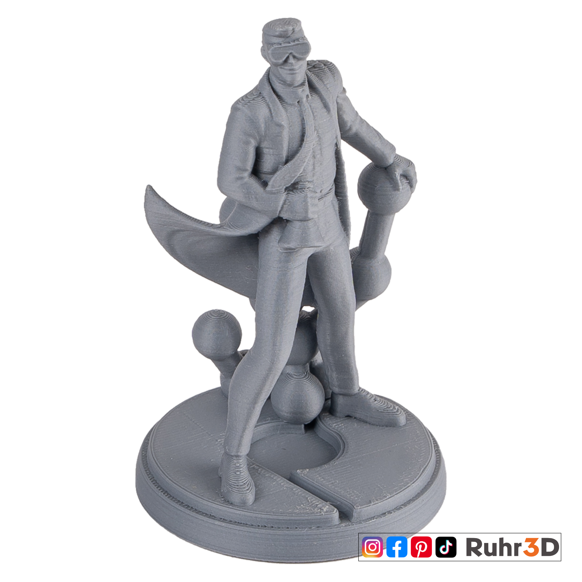 PLA Matt - Fossil Grey - 1,75mm / 1,0kg