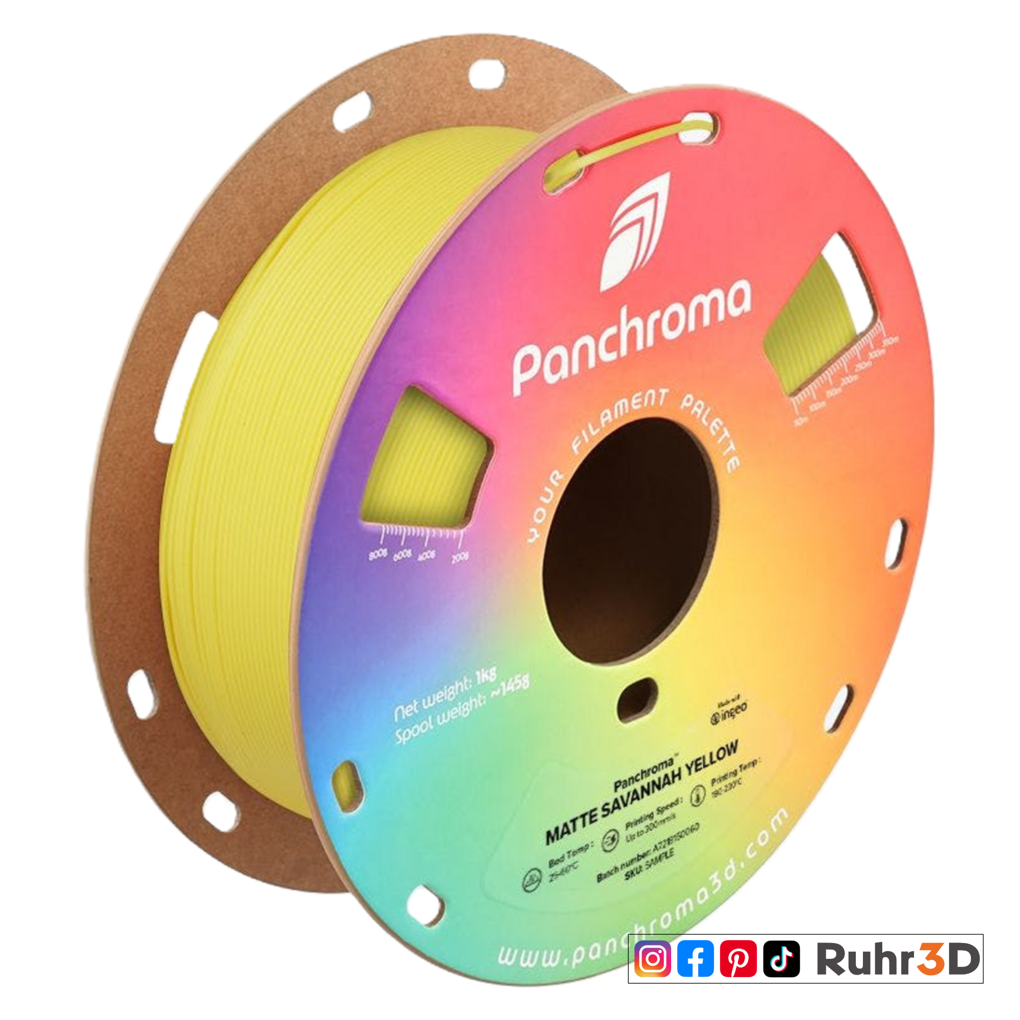 PLA Matt - Savannah Yellow - 1,75mm / 1,0kg