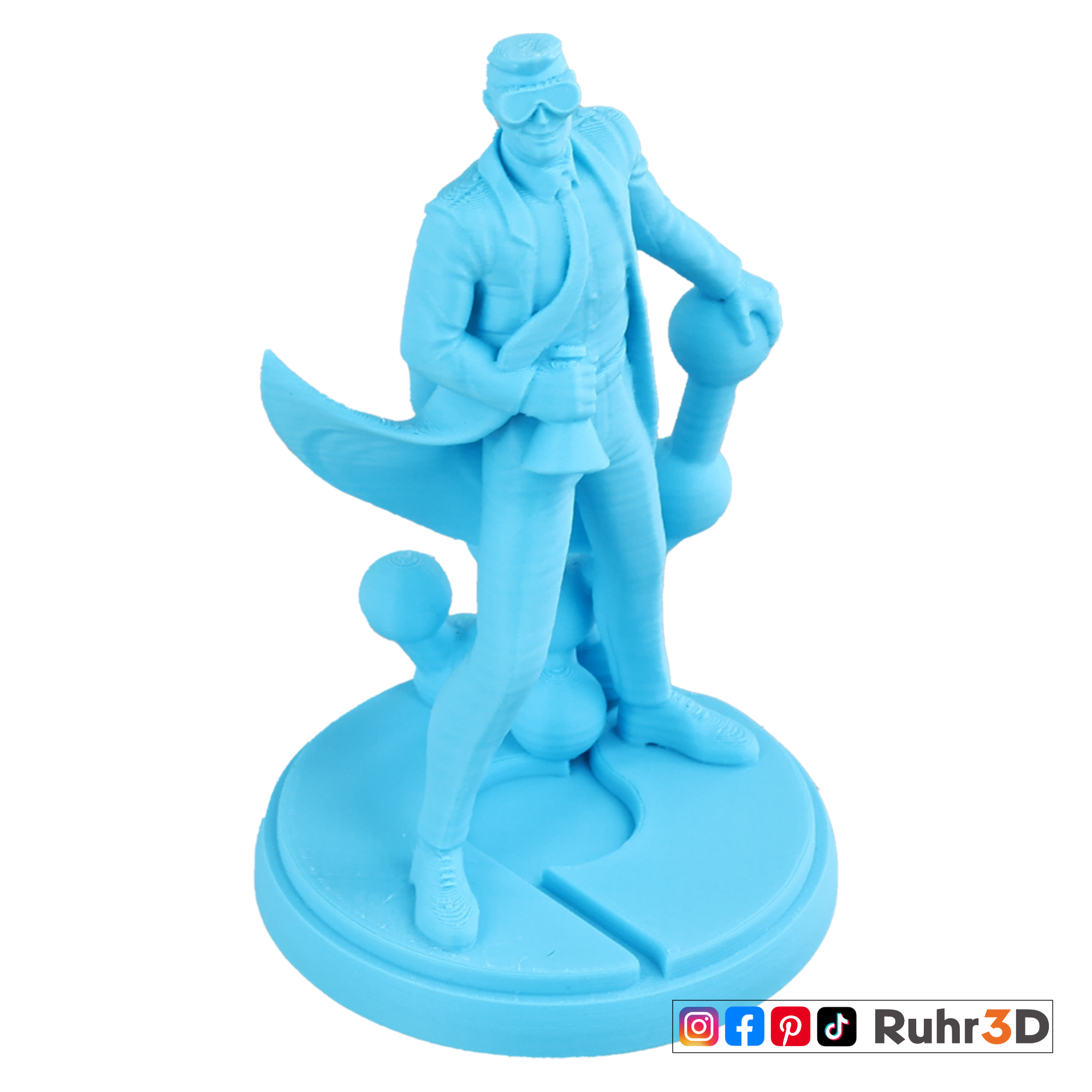 PLA Matt - Sky Blue - 1,75mm / 1,0kg