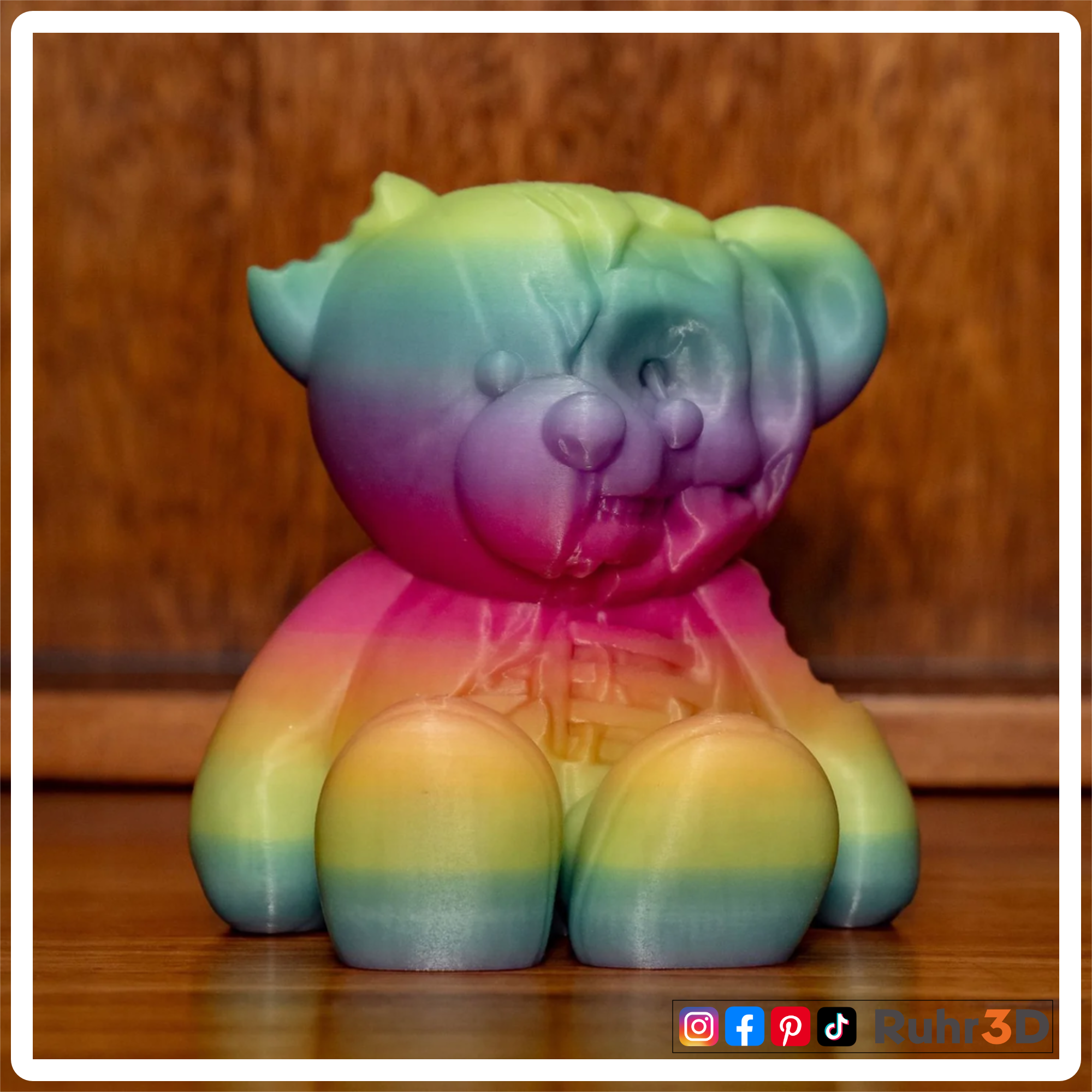 PLA Gradient - Luminous Rainbow - 1,75mm / 1,0kg