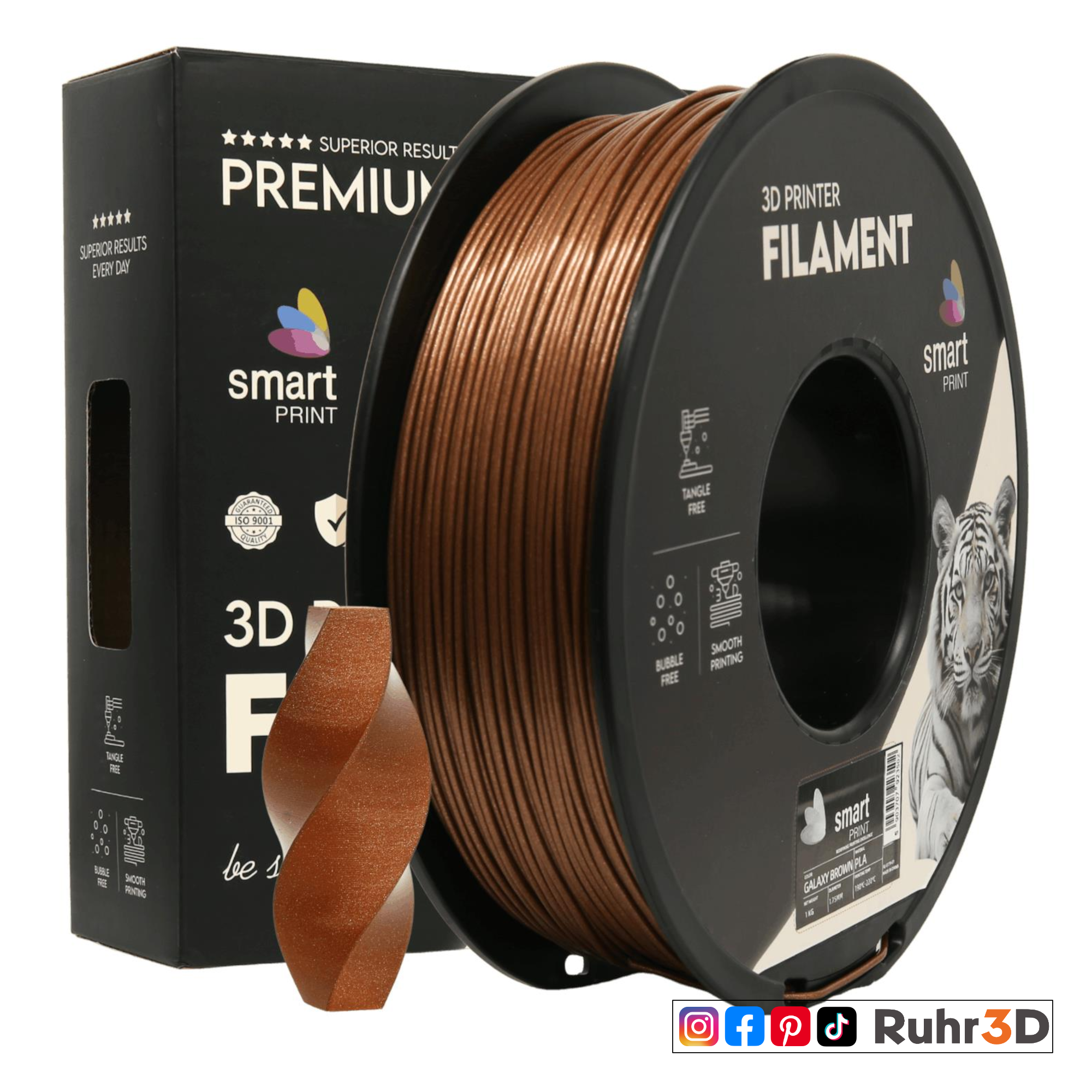 PLA Galaxy - Brown - 1,75mm / 1,0kg