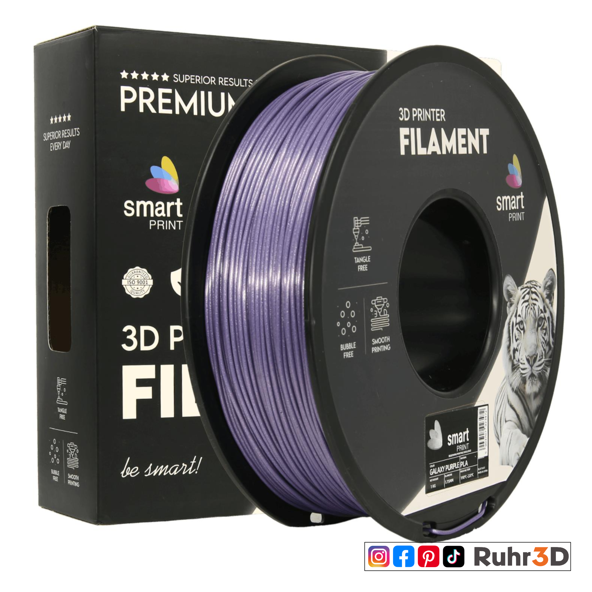 PLA Galaxy - Purple - 1,75mm / 1,0kg