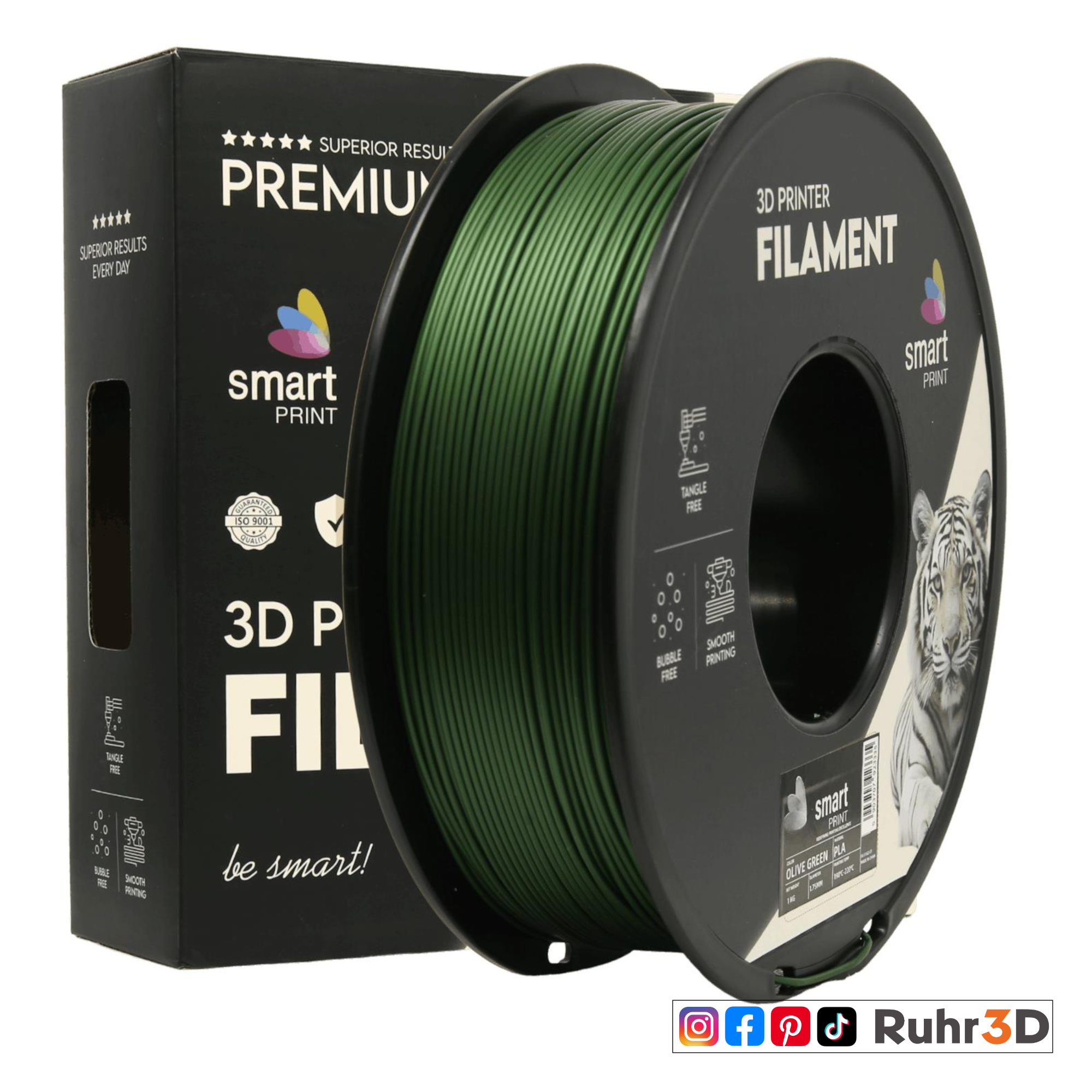 PLA - Olive Green - 1,75mm / 1,0kg