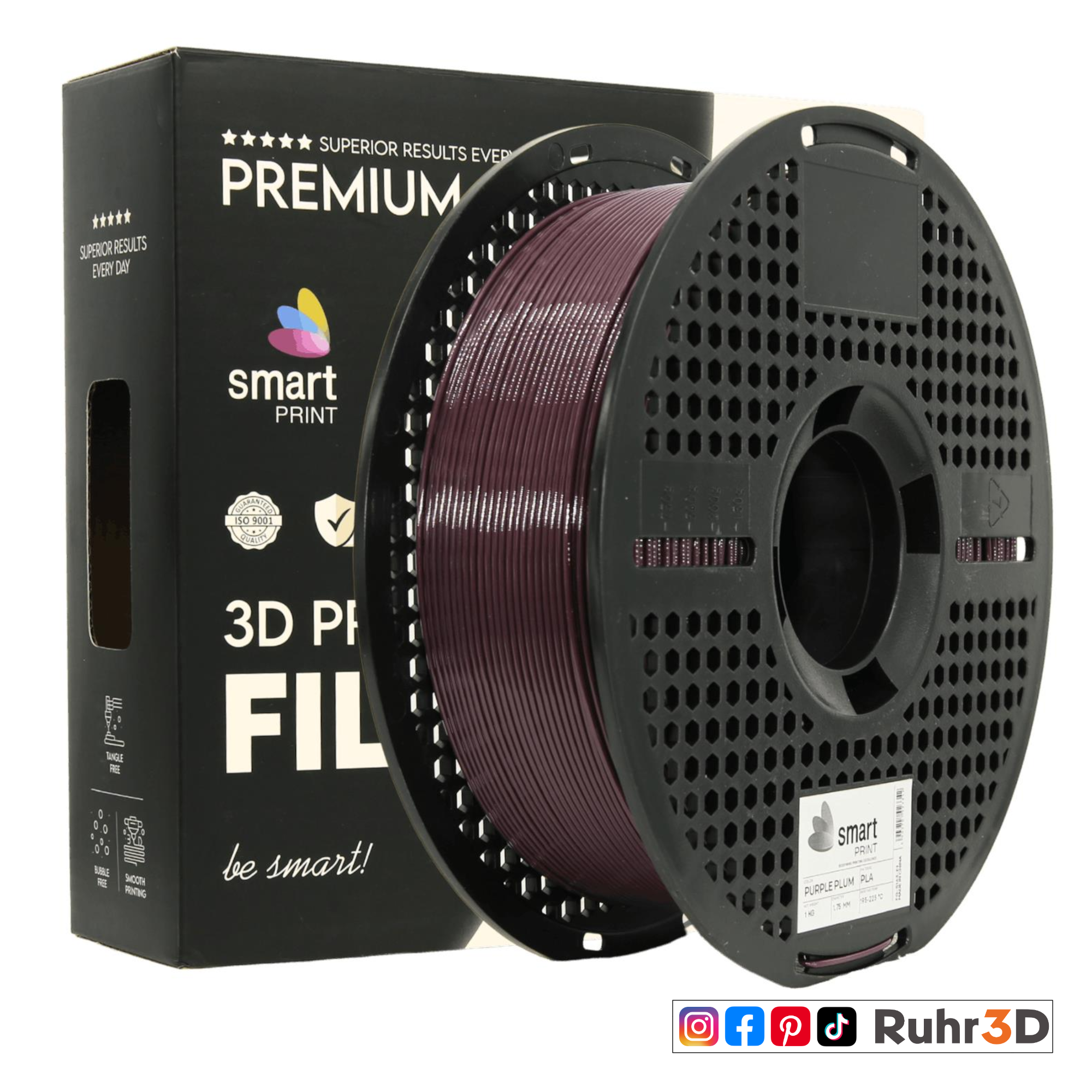 PLA - Purple Plum - 1,75mm / 1,0kg