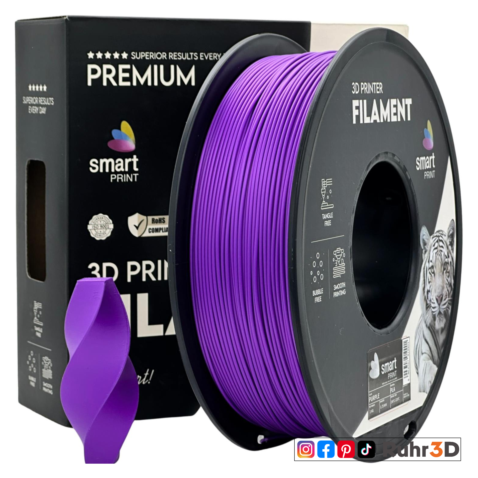 PLA Smart Print - Purple - 1,75mm / 1,0kg