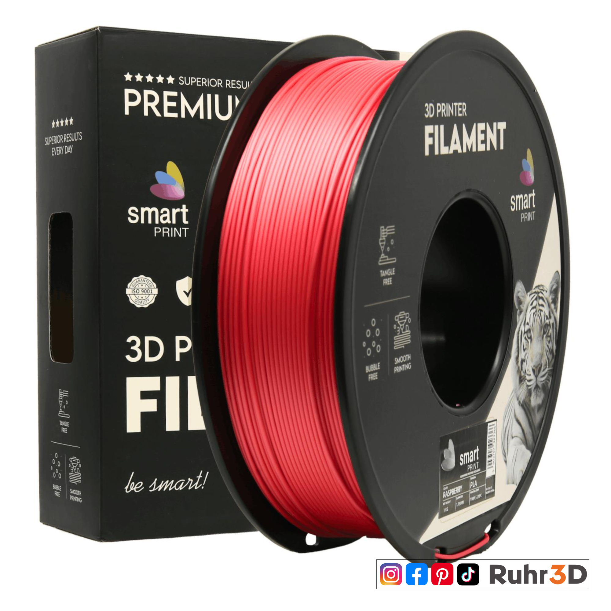 PLA - Raspberry - 1,75mm / 1,0kg