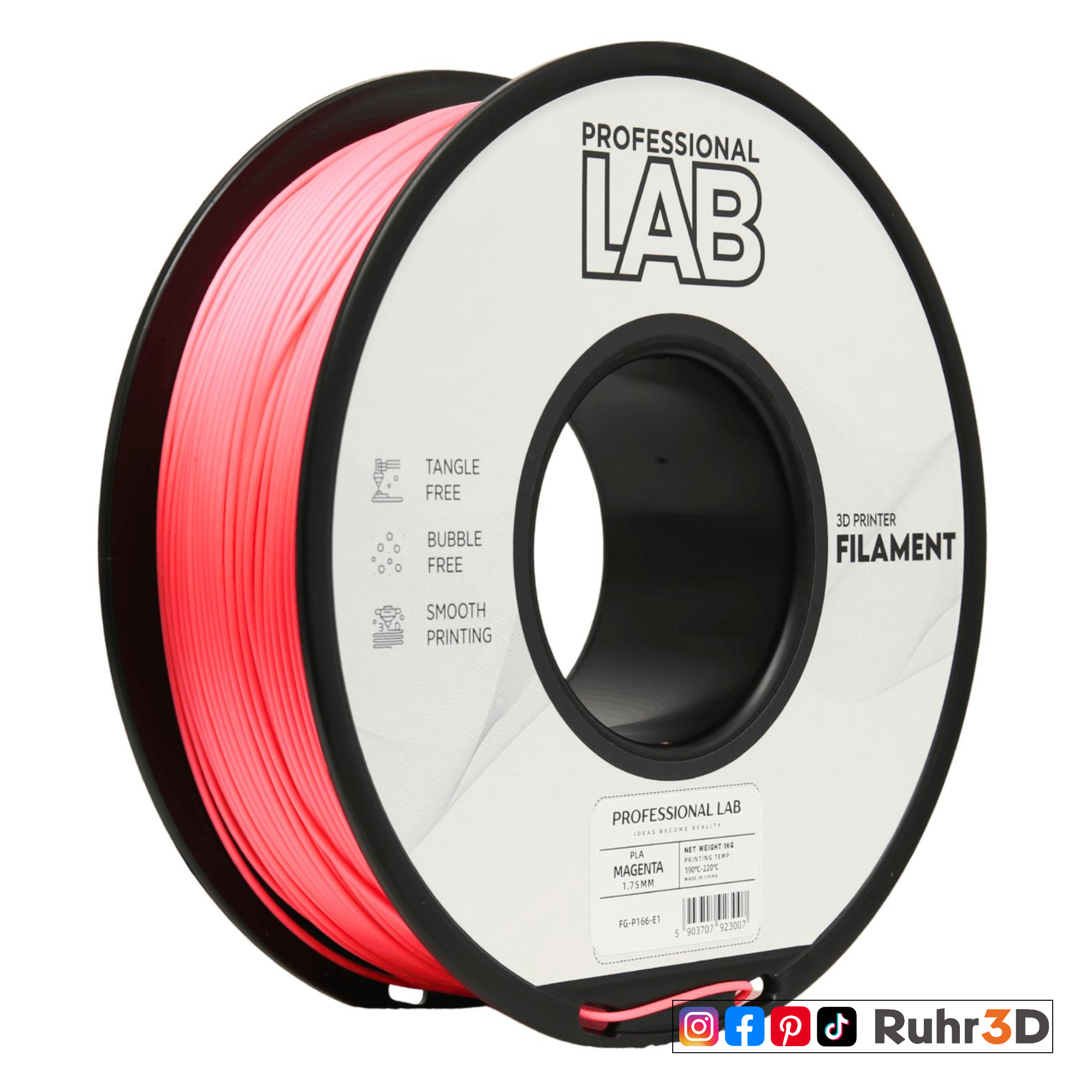 PLA - Magenta - 1,75mm / 1,0kg