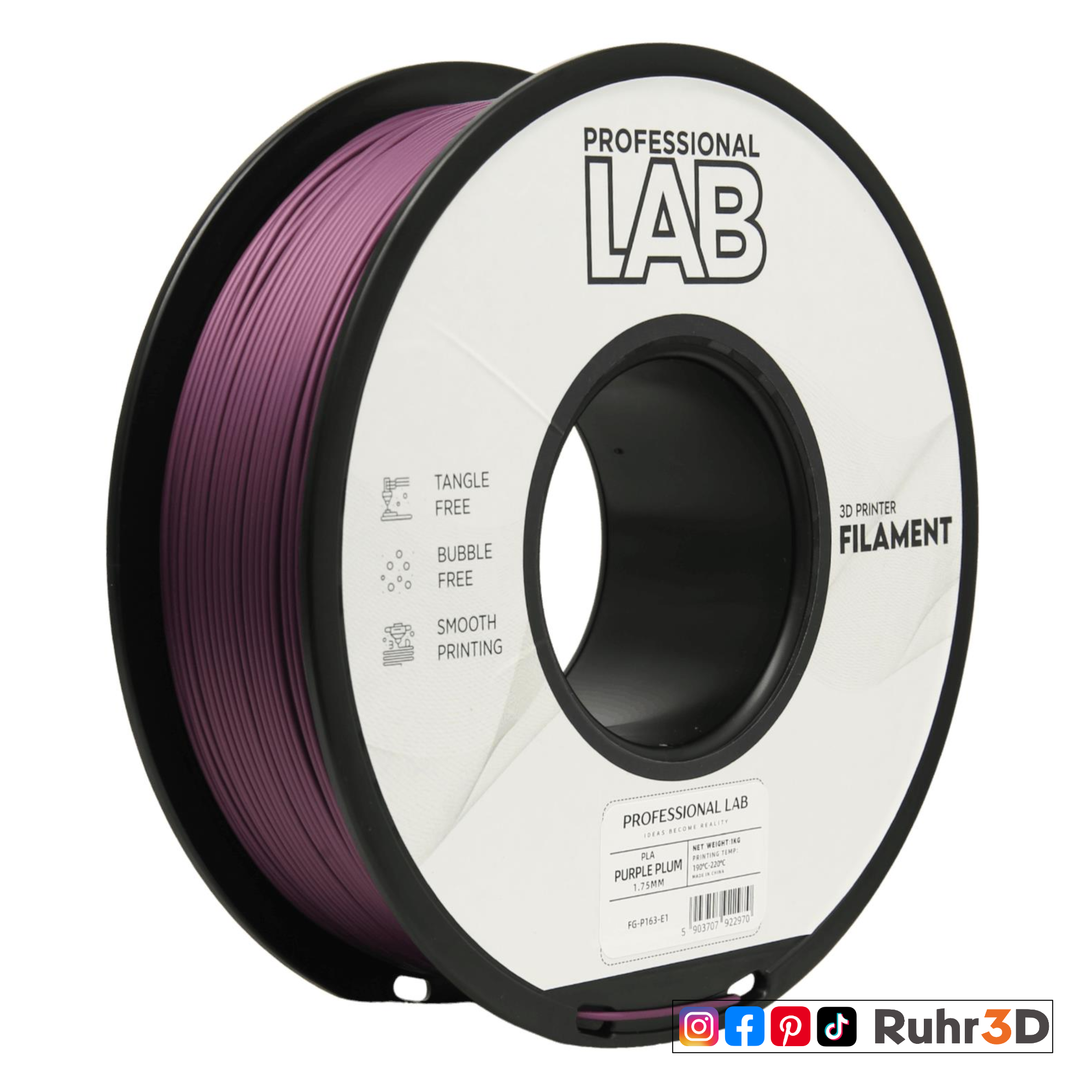 PLA - Purple Plum - 1,75mm / 1,0kg