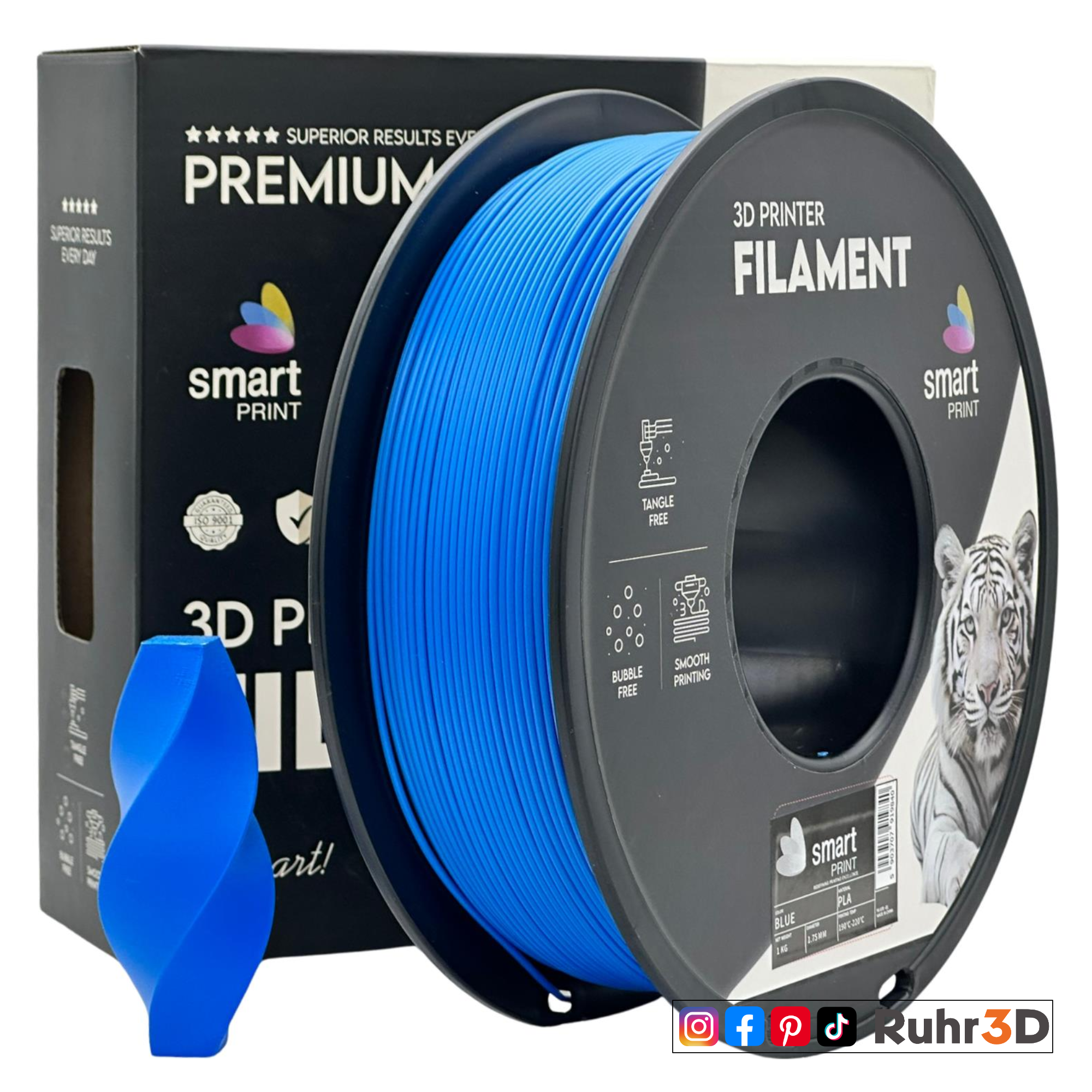 PLA+ - Blue - 1,75mm / 1,0kg