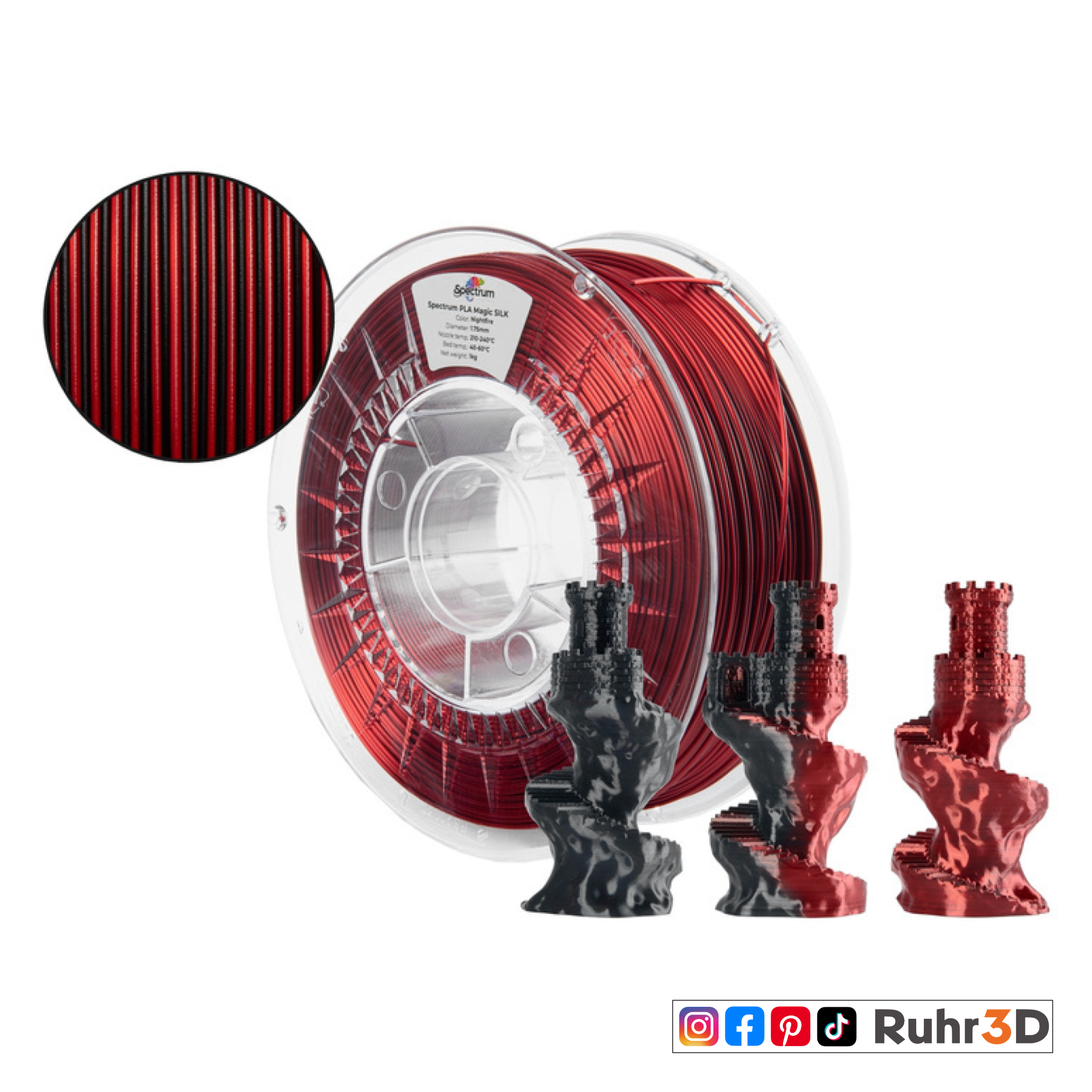 Spectrum Filaments PLA Magic Nightfire