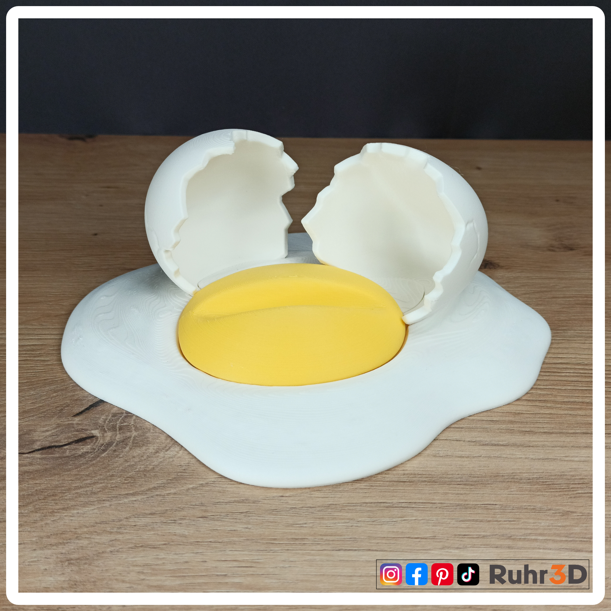 Sunny Side Up Handyhalter • Funny Telefonständer • Küche Dekor • Schreibtisch Organizer