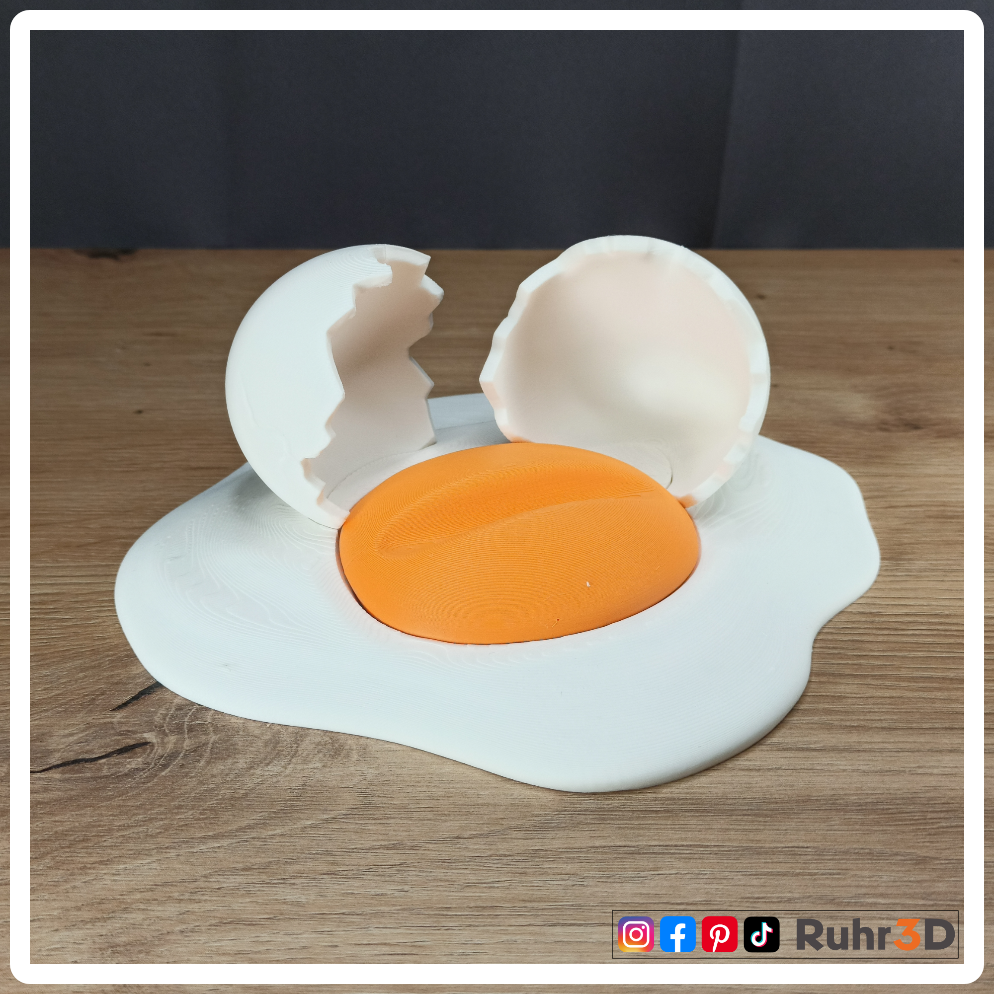 Sunny Side Up Handyhalter • Funny Telefonständer • Küche Dekor • Schreibtisch Organizer