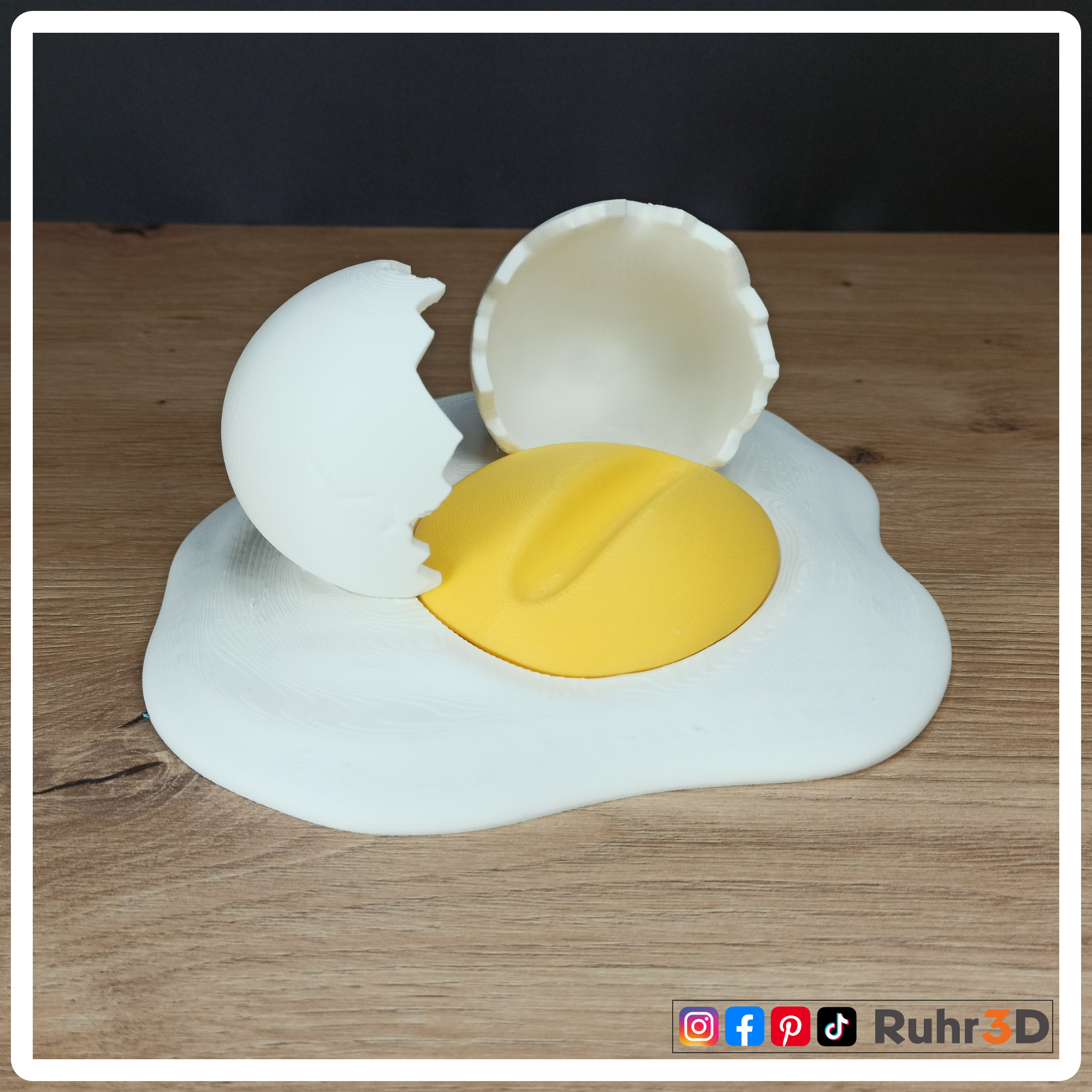 Sunny Side Up Handyhalter • Funny Telefonständer • Küche Dekor • Schreibtisch Organizer