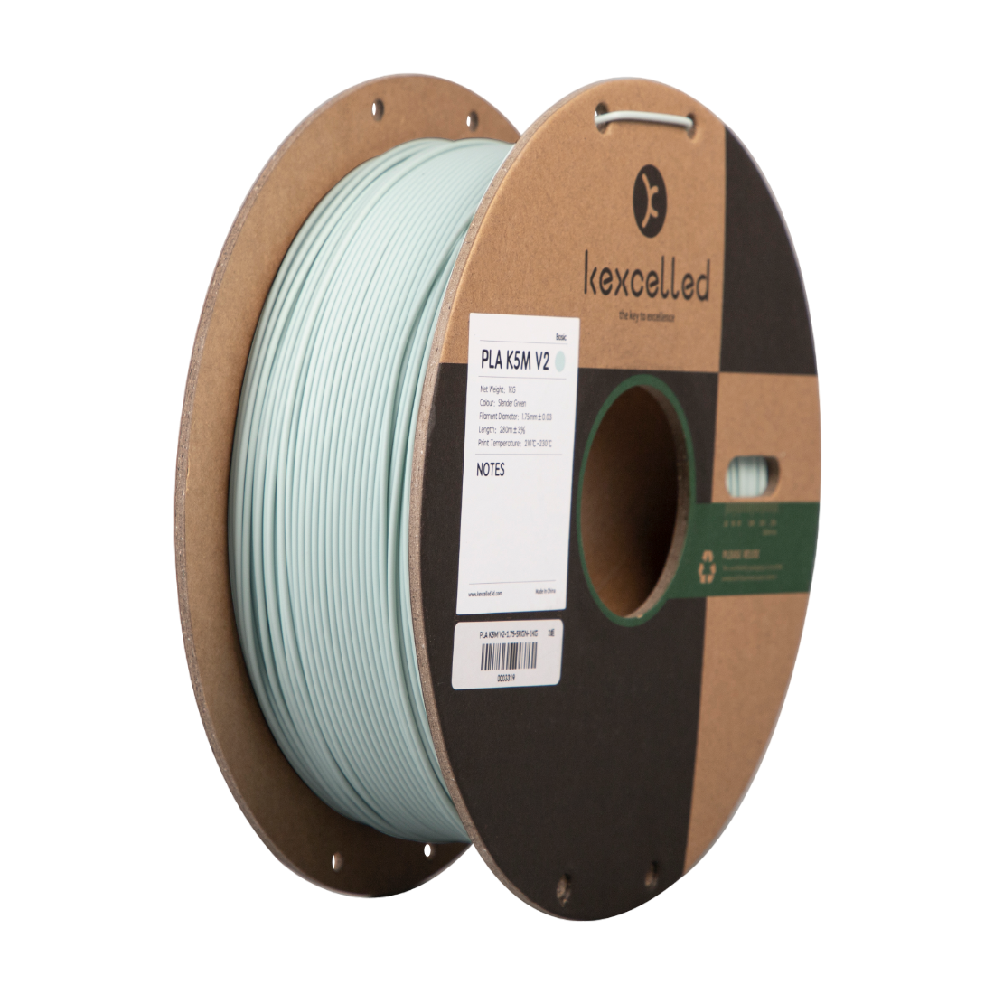 PLA Matt - Slender Green - 1,75mm / 1,0kg