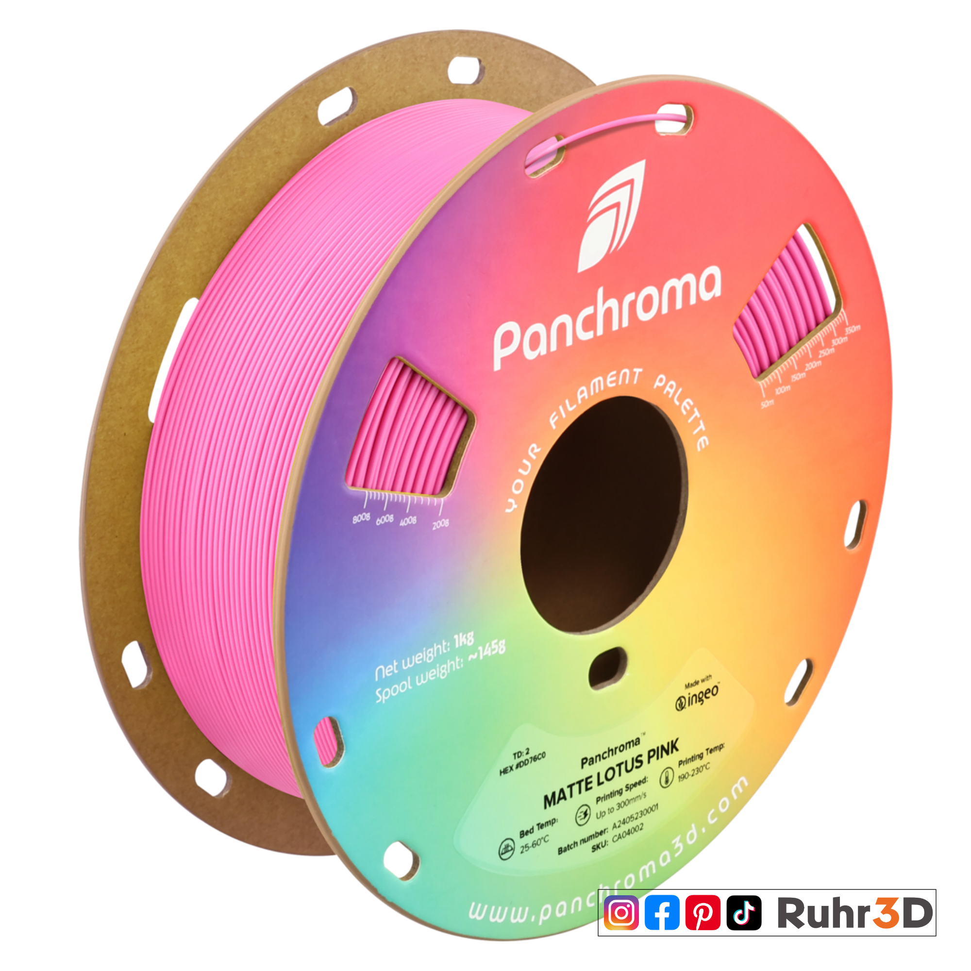 PLA Matt - Lotus Pink - 1,75mm / 1,0kg