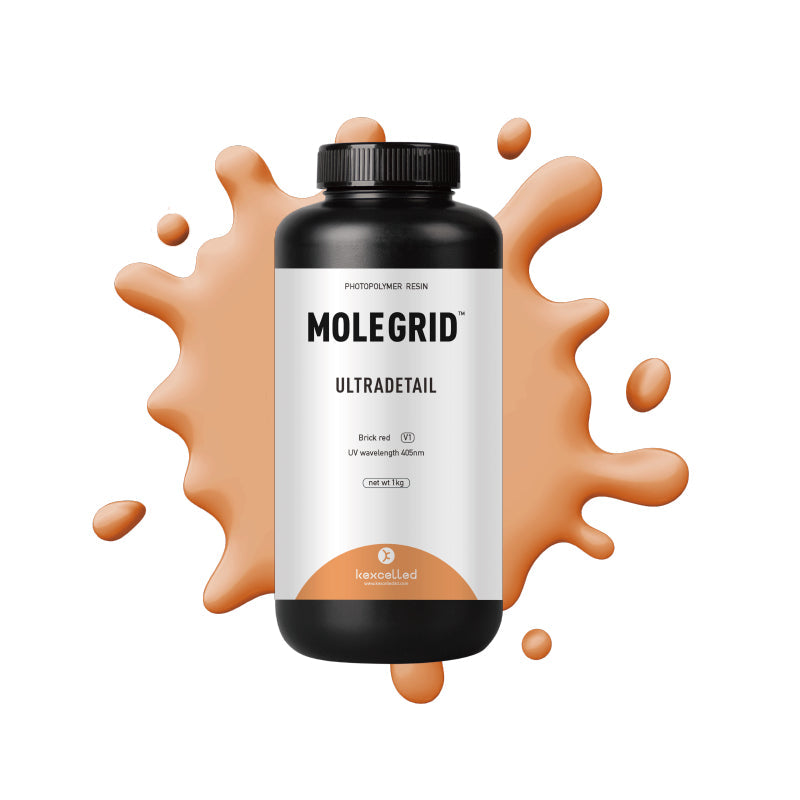 SLA/DLP Resin MOLEGRID™ Ultradetail - Ziegelrot - 1,0kg