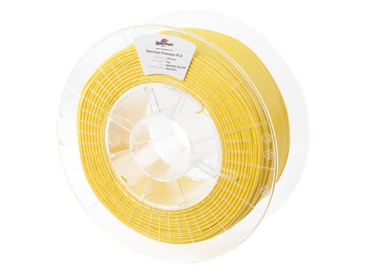 PLA Premium - Bahama Yellow - 1,75mm / 1,0kg