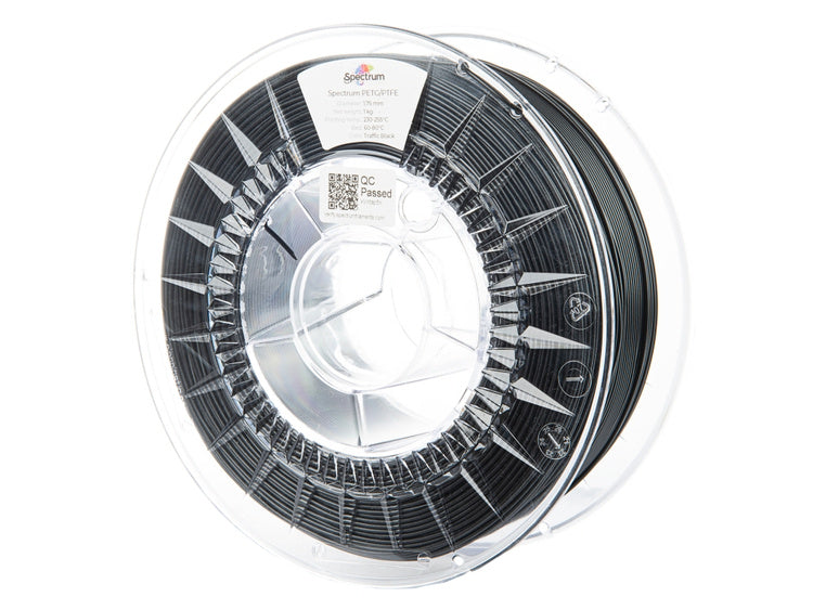 PETG/PTFE - Traffic Black - 1,75mm / 1,0kg (RAL 9017)