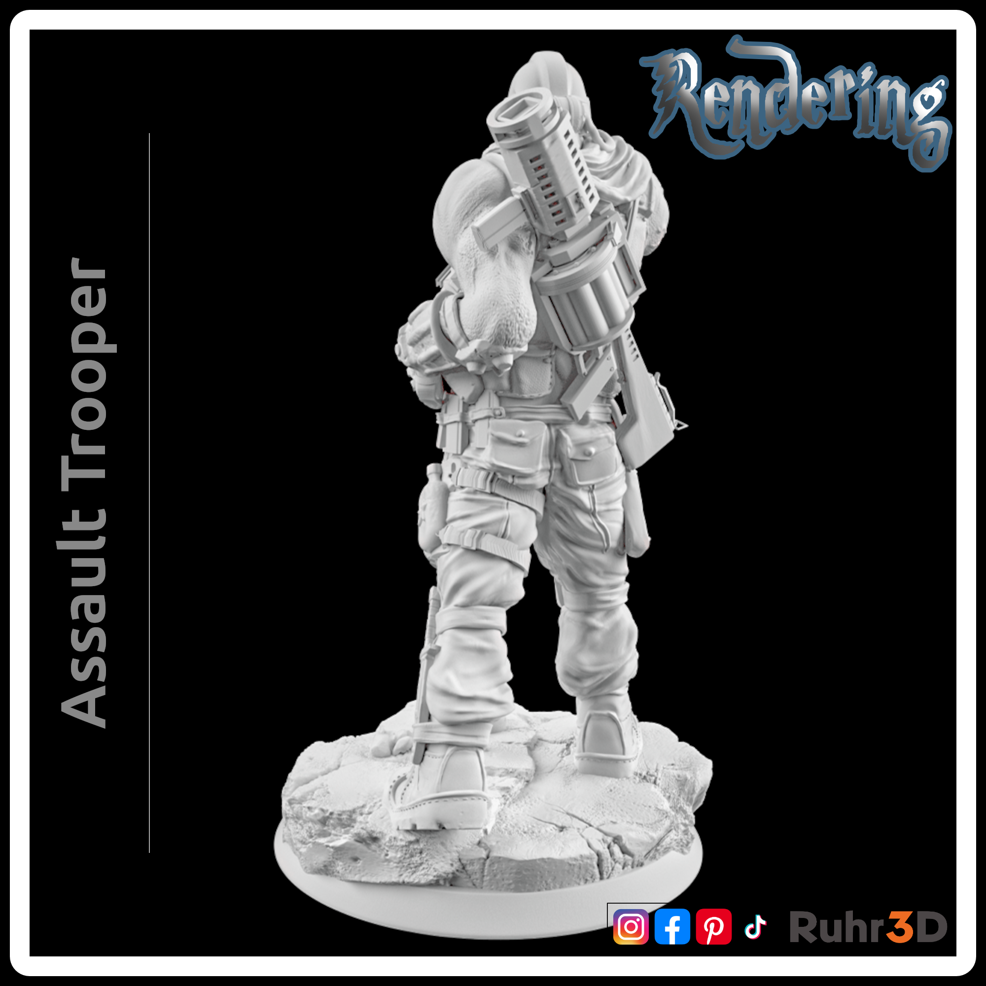 Assault Trooper - CyberPunk Warfare (32mm)