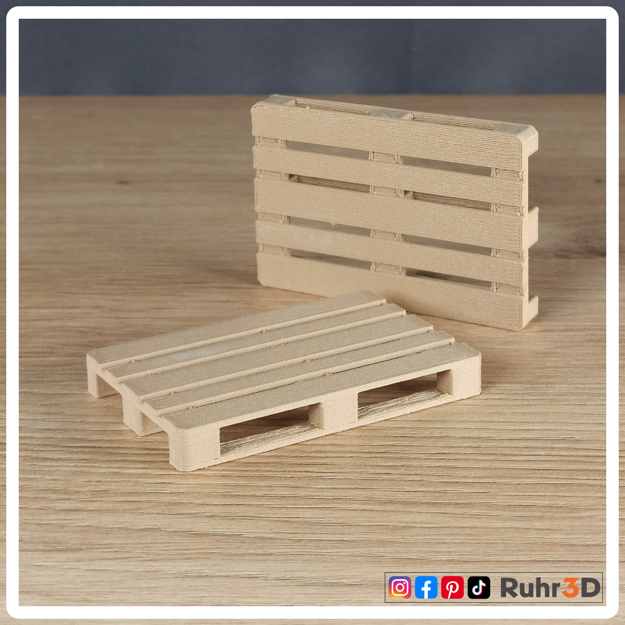 Europalette - Maßstab 1:12 • Diorama/Modellbau/Militär/Transport/Logistik •