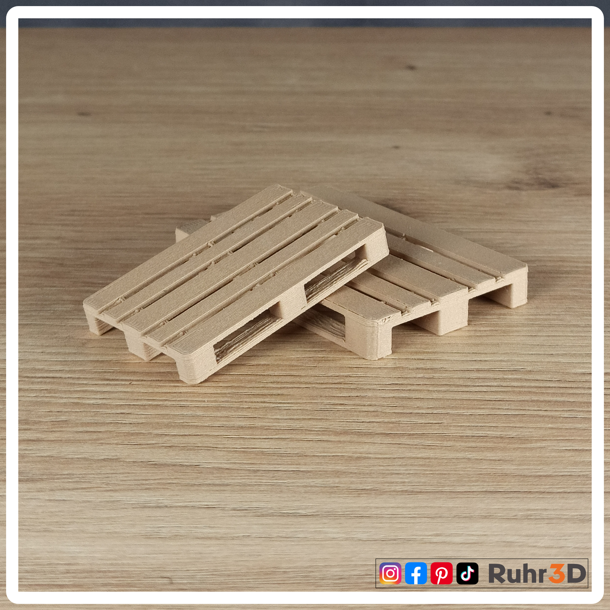 Europalette - Maßstab 1:16 • Diorama/Modellbau/Militär/Transport/Logistik •